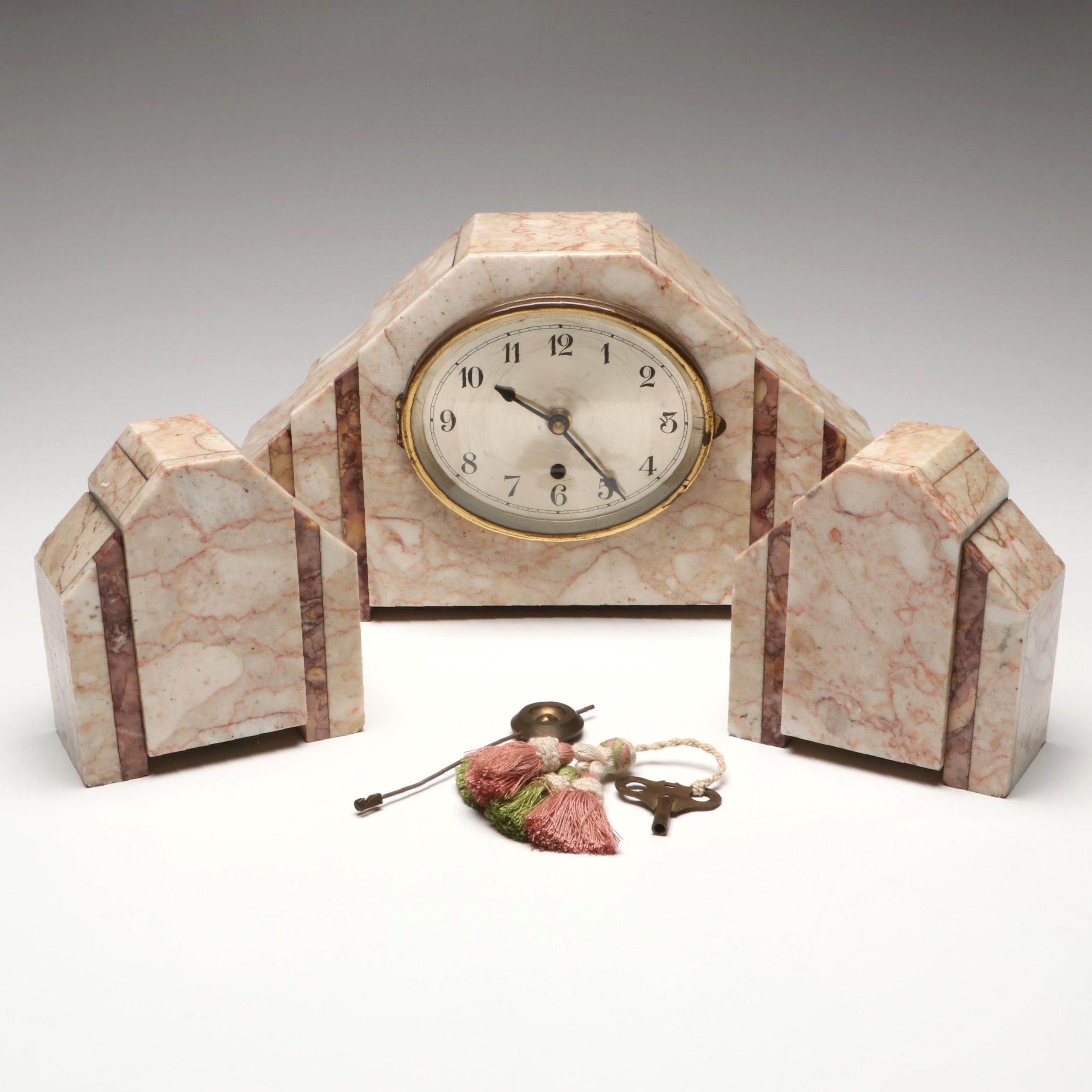 The Clock Gallery Marble Mantel Clock