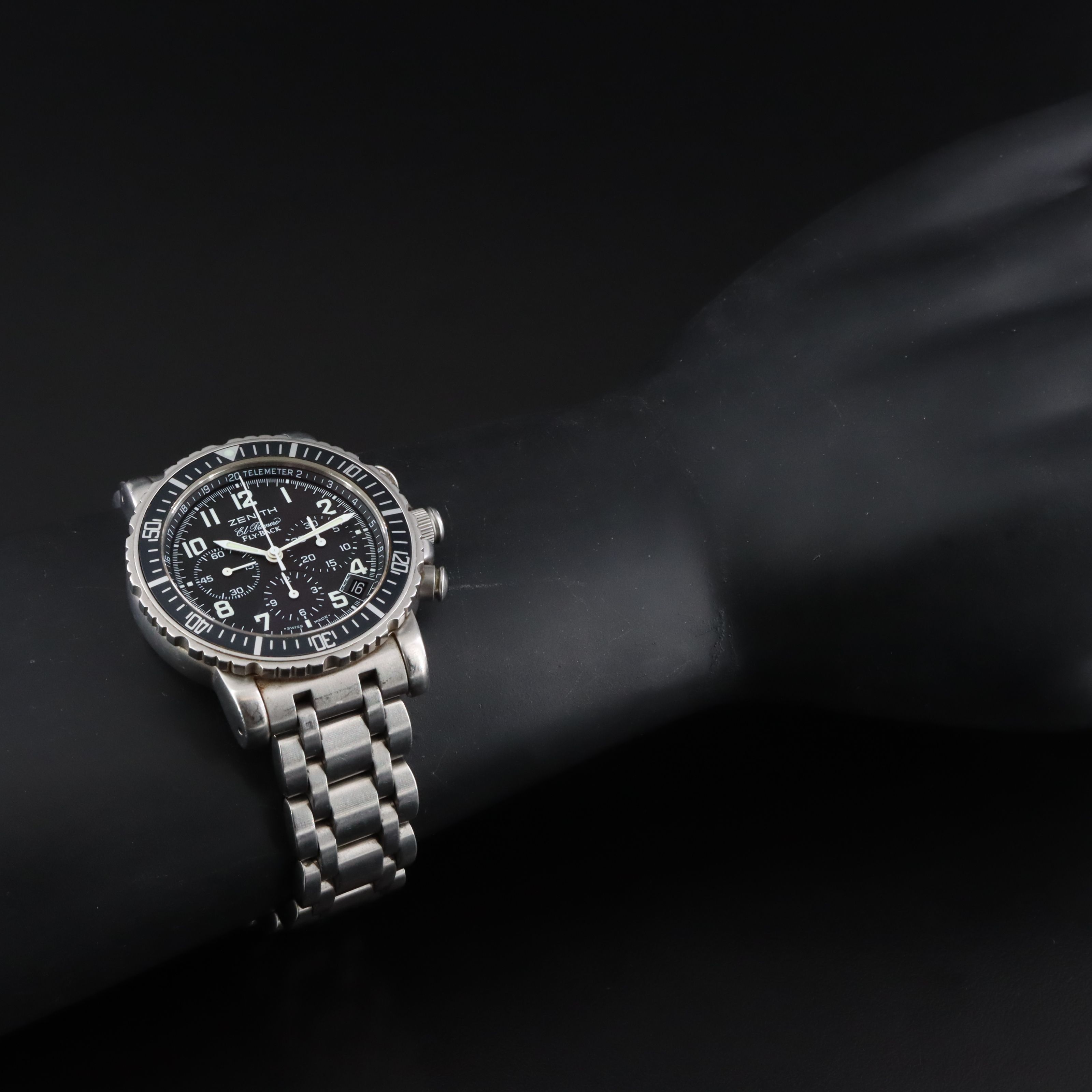 Zenith El Primero Fly Back Chronograph Steel Watch