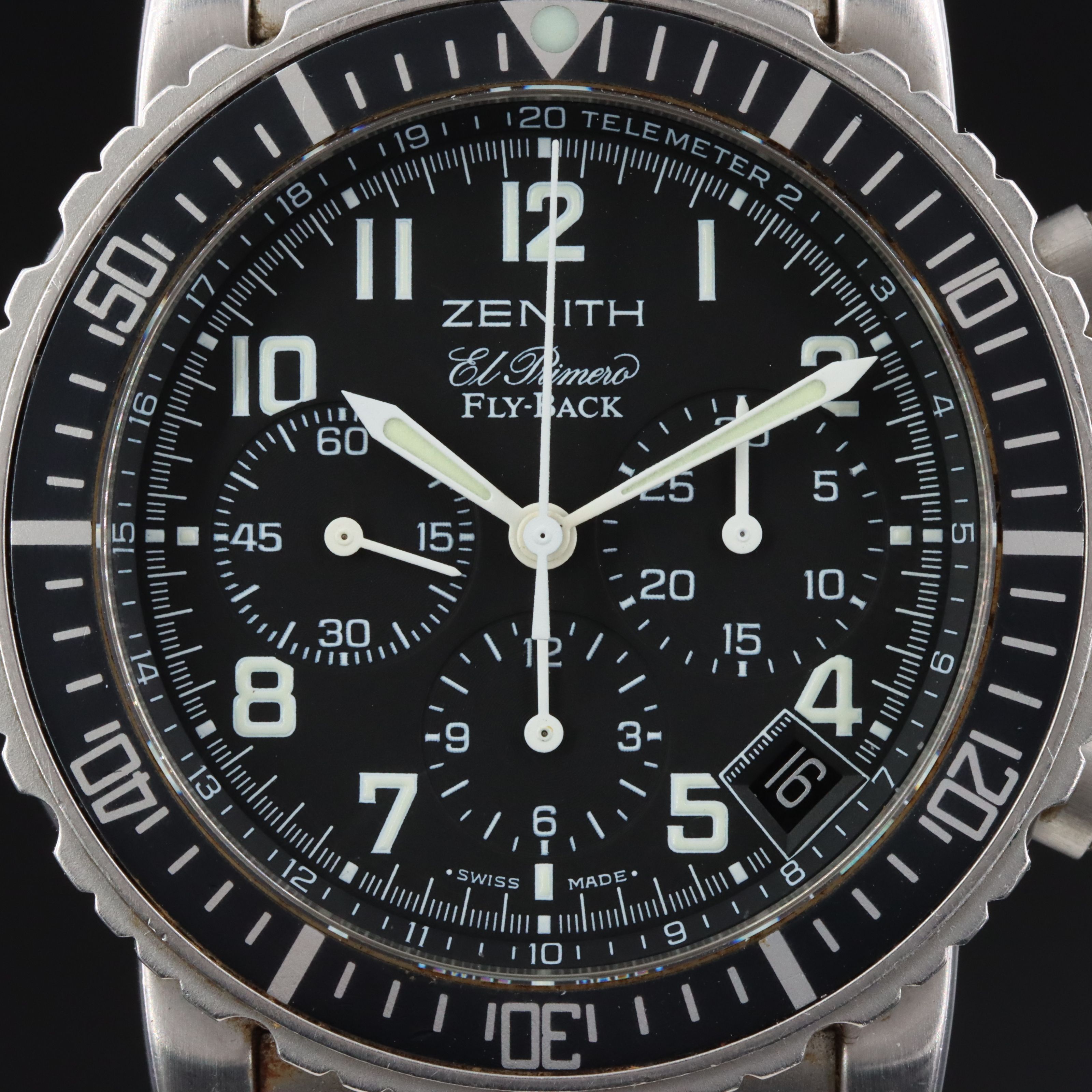 Zenith El Primero Fly Back Chronograph Steel Watch
