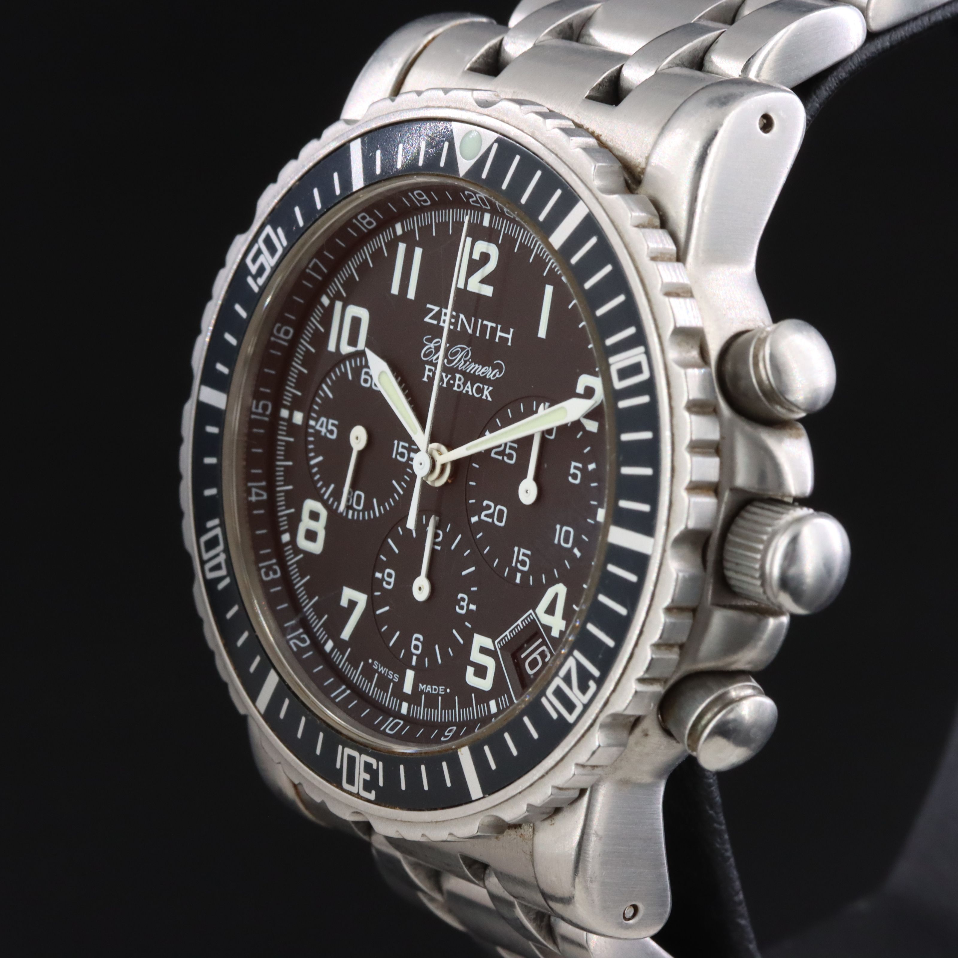 Zenith El Primero Fly Back Chronograph Steel Watch