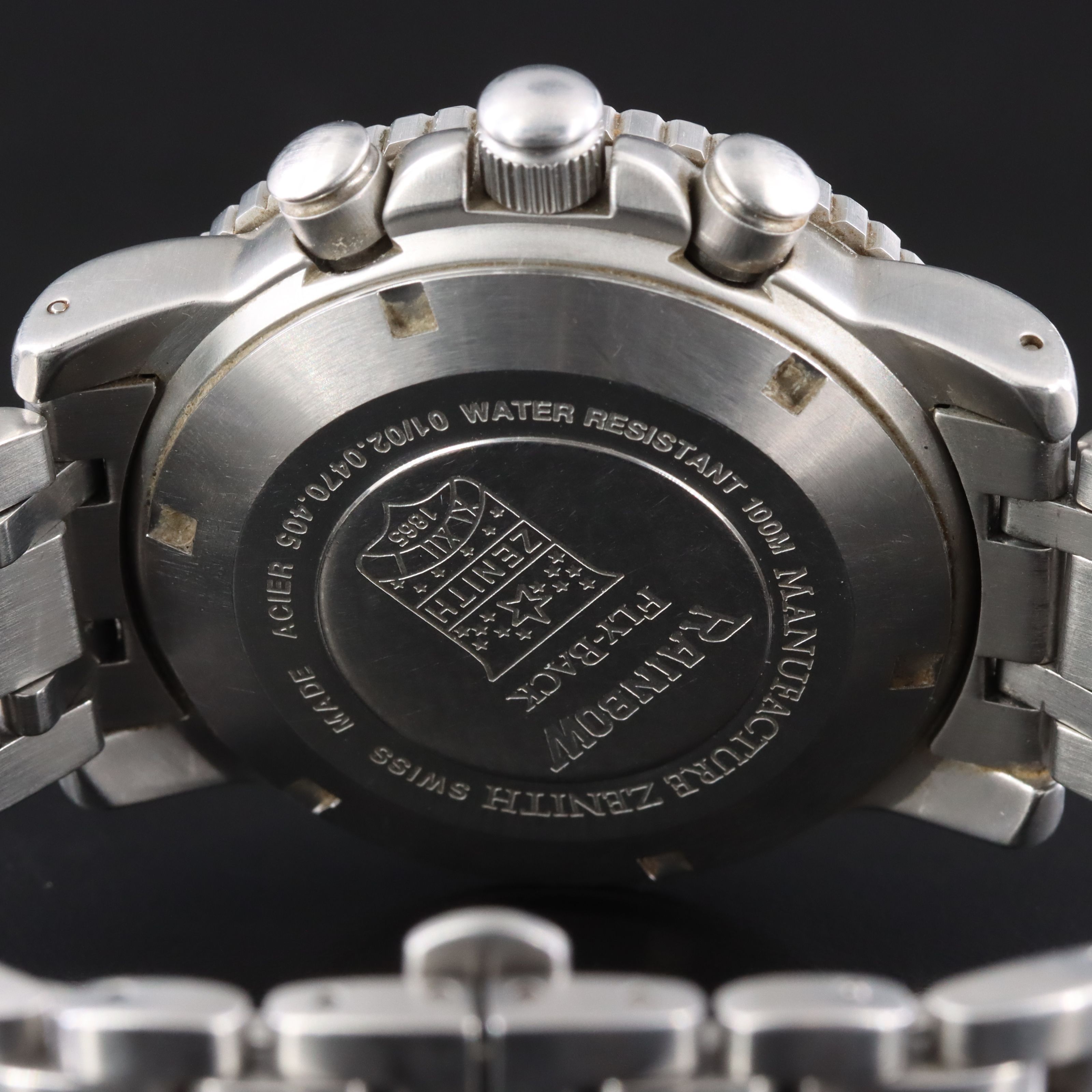 Zenith El Primero Fly Back Chronograph Steel Watch
