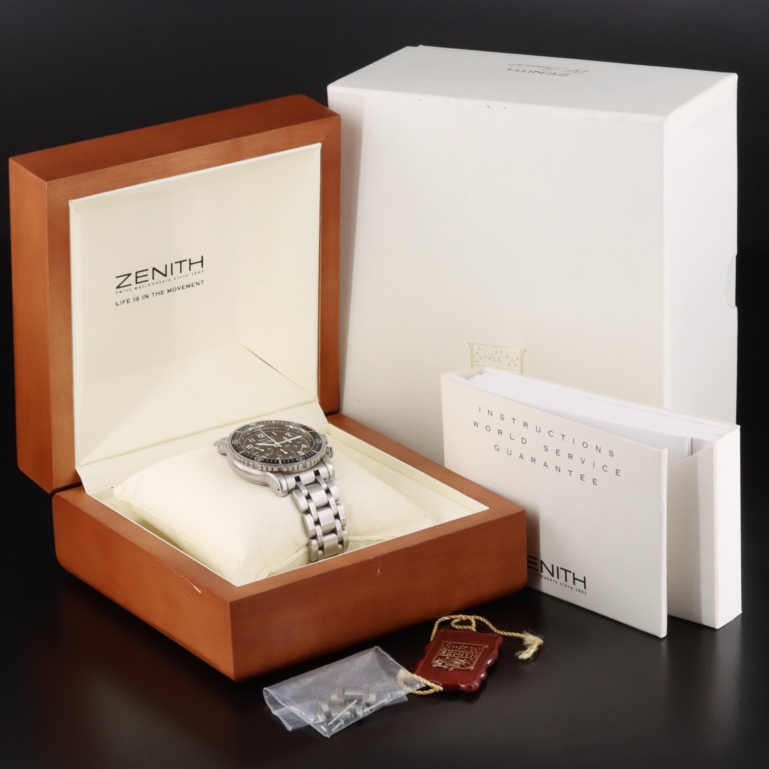Zenith El Primero Fly Back Chronograph Steel Watch