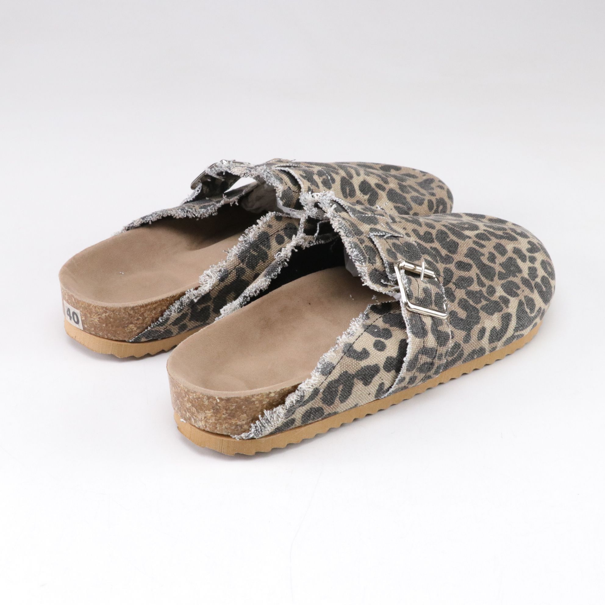 Rhinestone Sandals, White Sneakers, Leopard Print Slides & Soft Wide Leg Pants