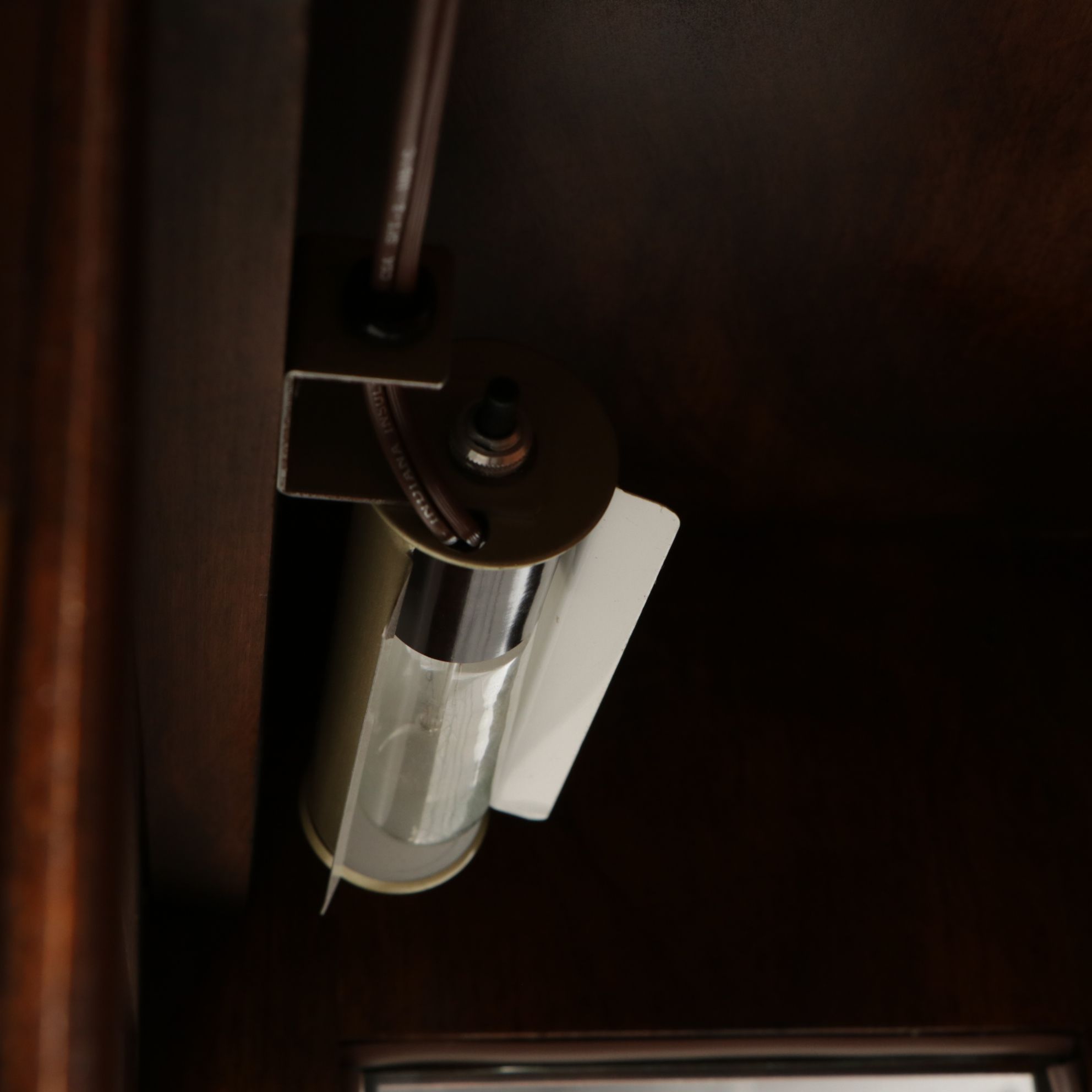Regency Style Burl Finished China Cabinet, Late 20th Century