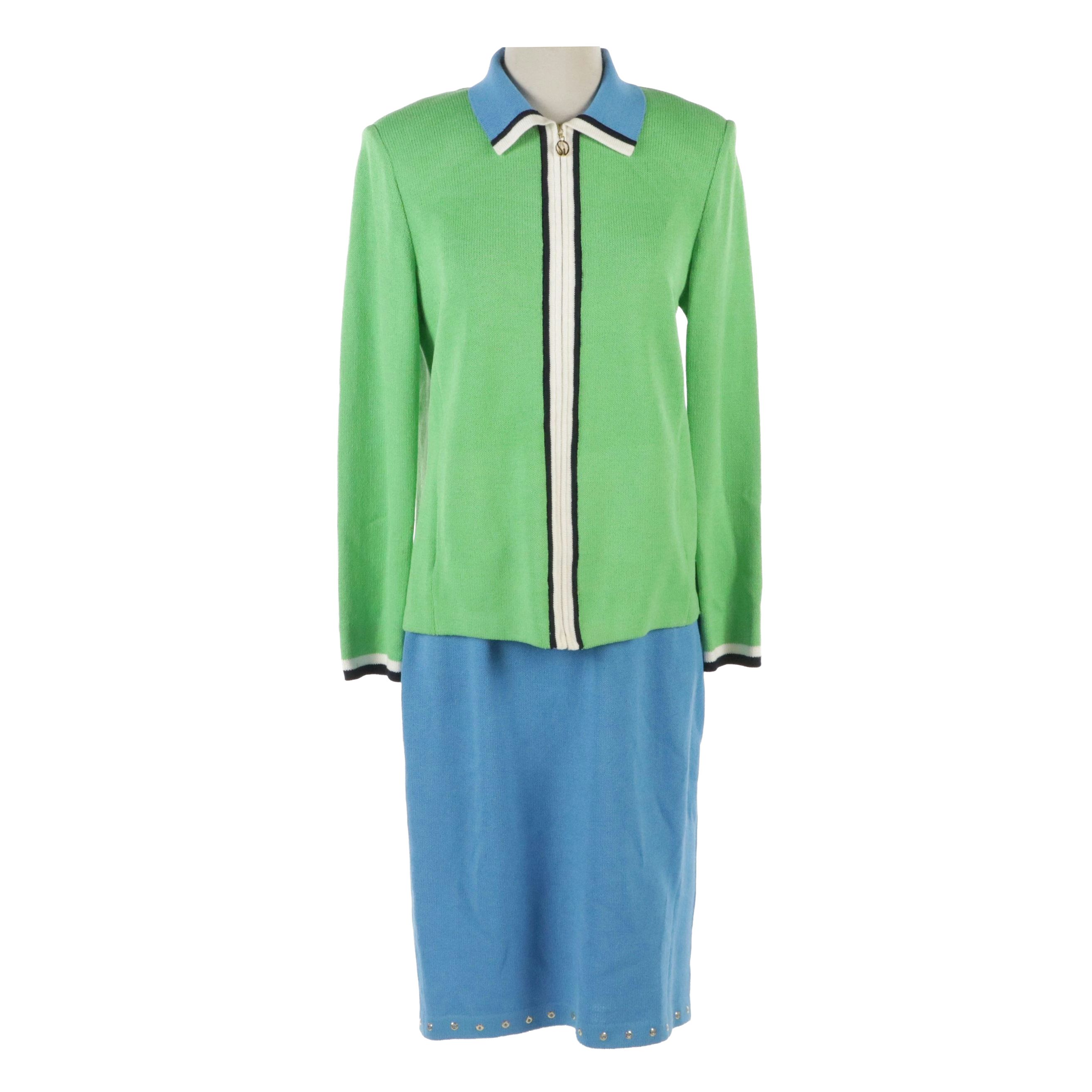 St. John Sport Two-Piece Skirt Set