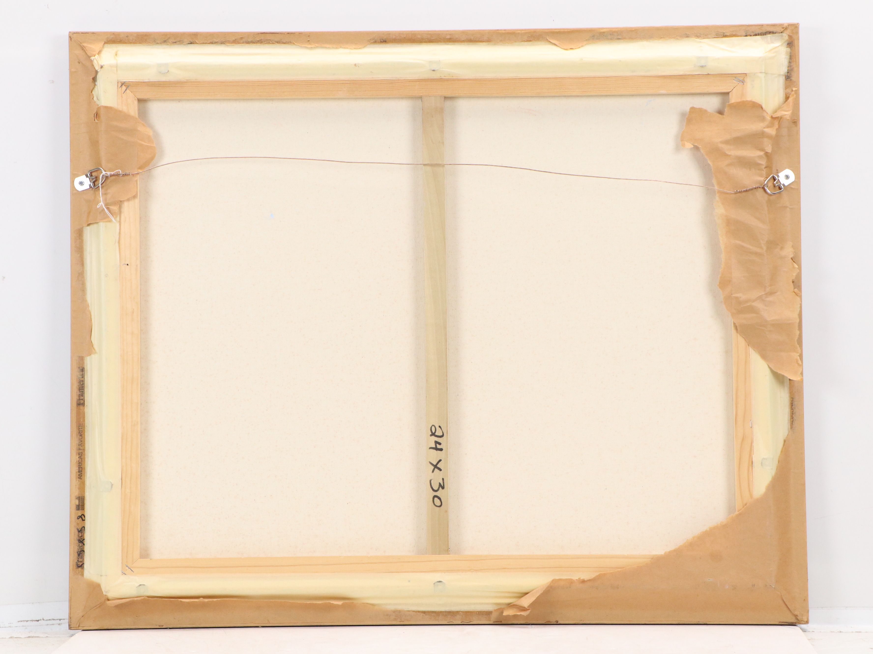 Oil Painting of Waterside Church, 21st Century