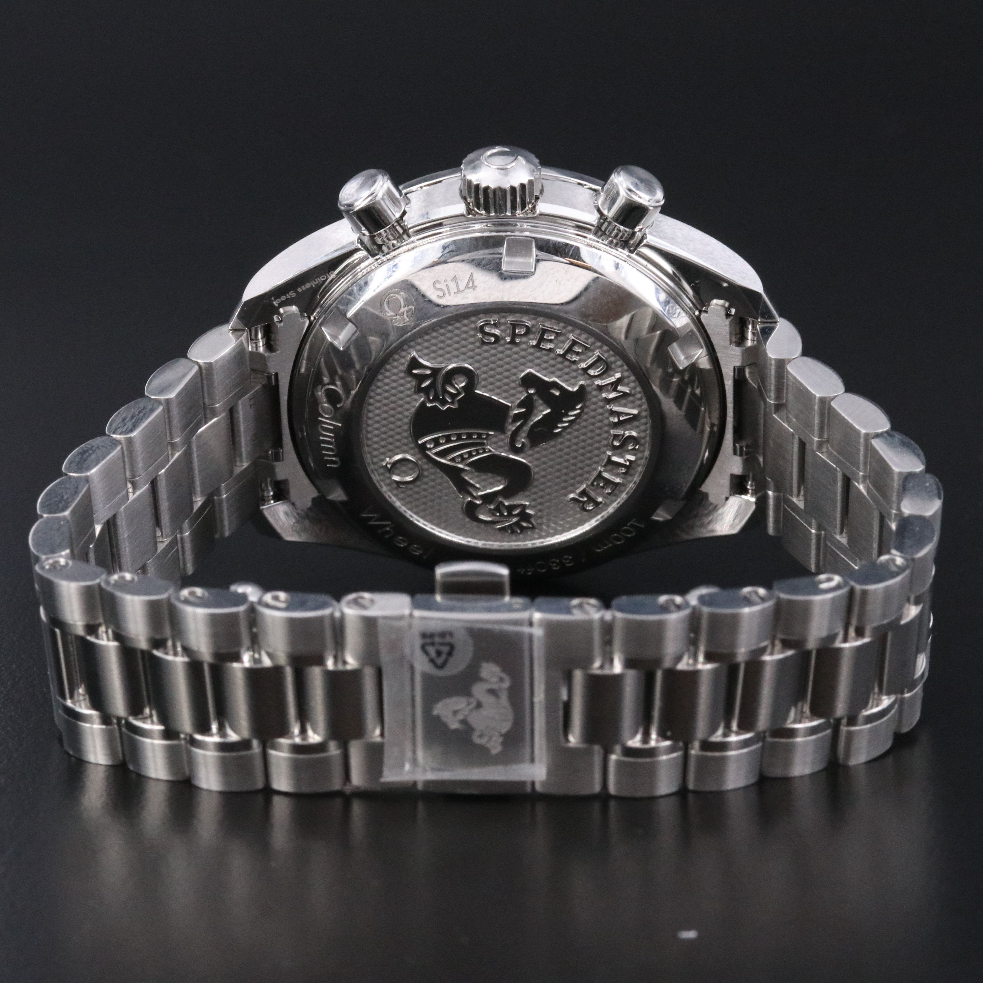 Omega Speedmaster 38mm Steel on Steel Co-Axial Chronograph Watch