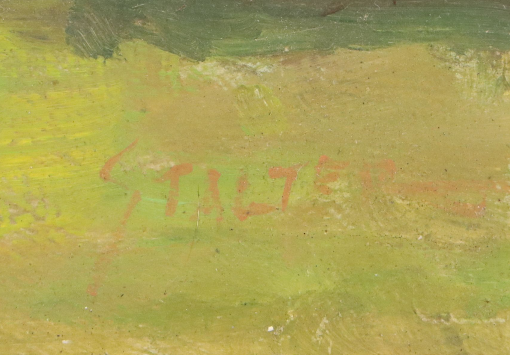 Richard Stalter Rural Landscape Oil Painting, 20th Century