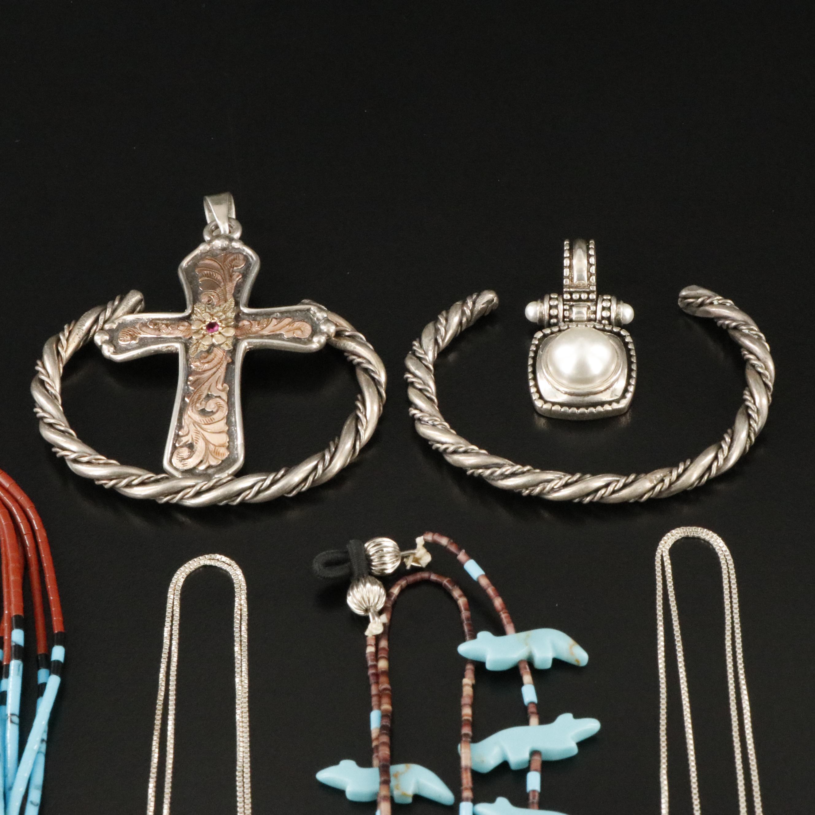 Turquoise, Pearls and Sterling Featured in Jewelry Collection