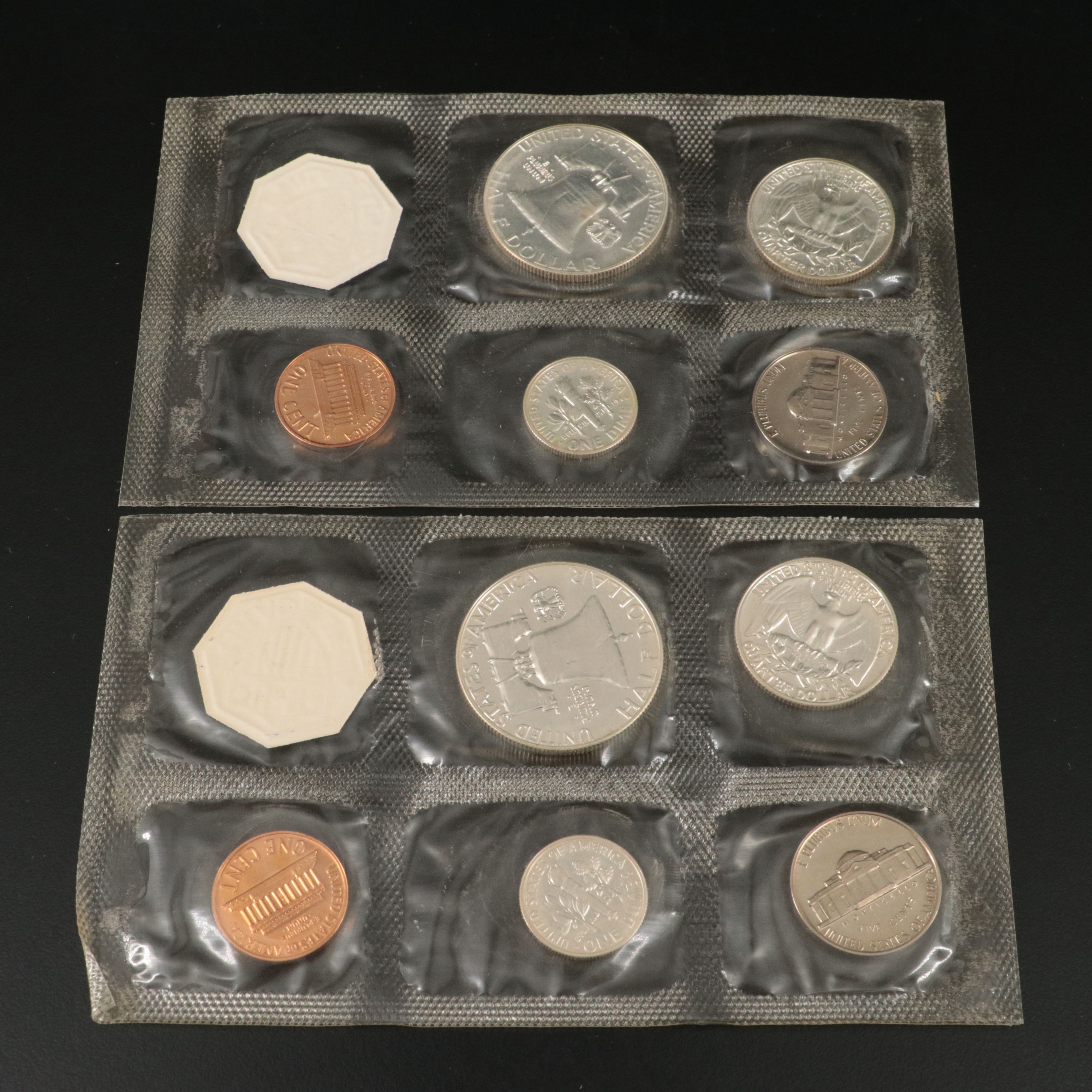 Five 1959 Classic Silver U.S. Proof Sets