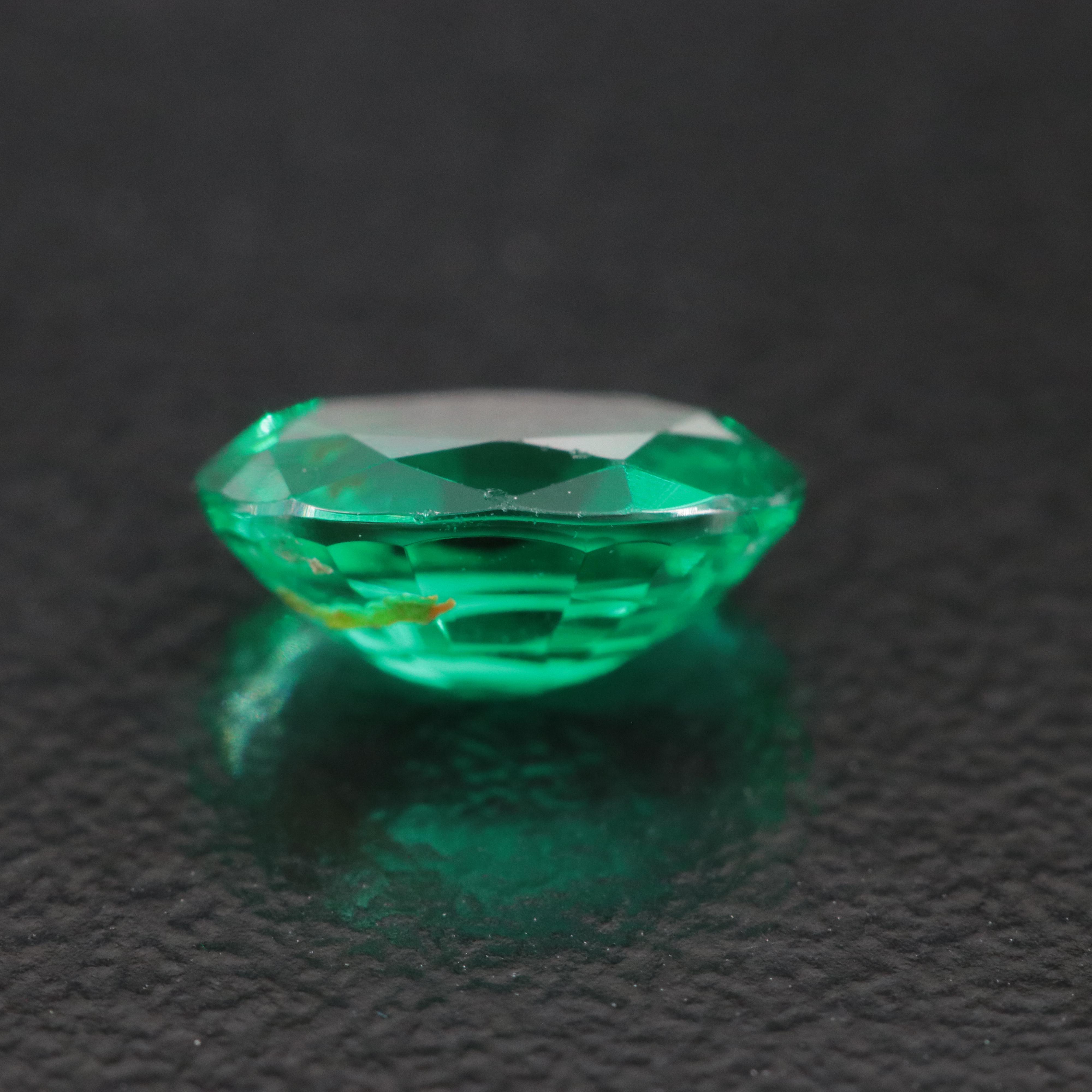 Loose 1.12 CT Lab Grown Emerald