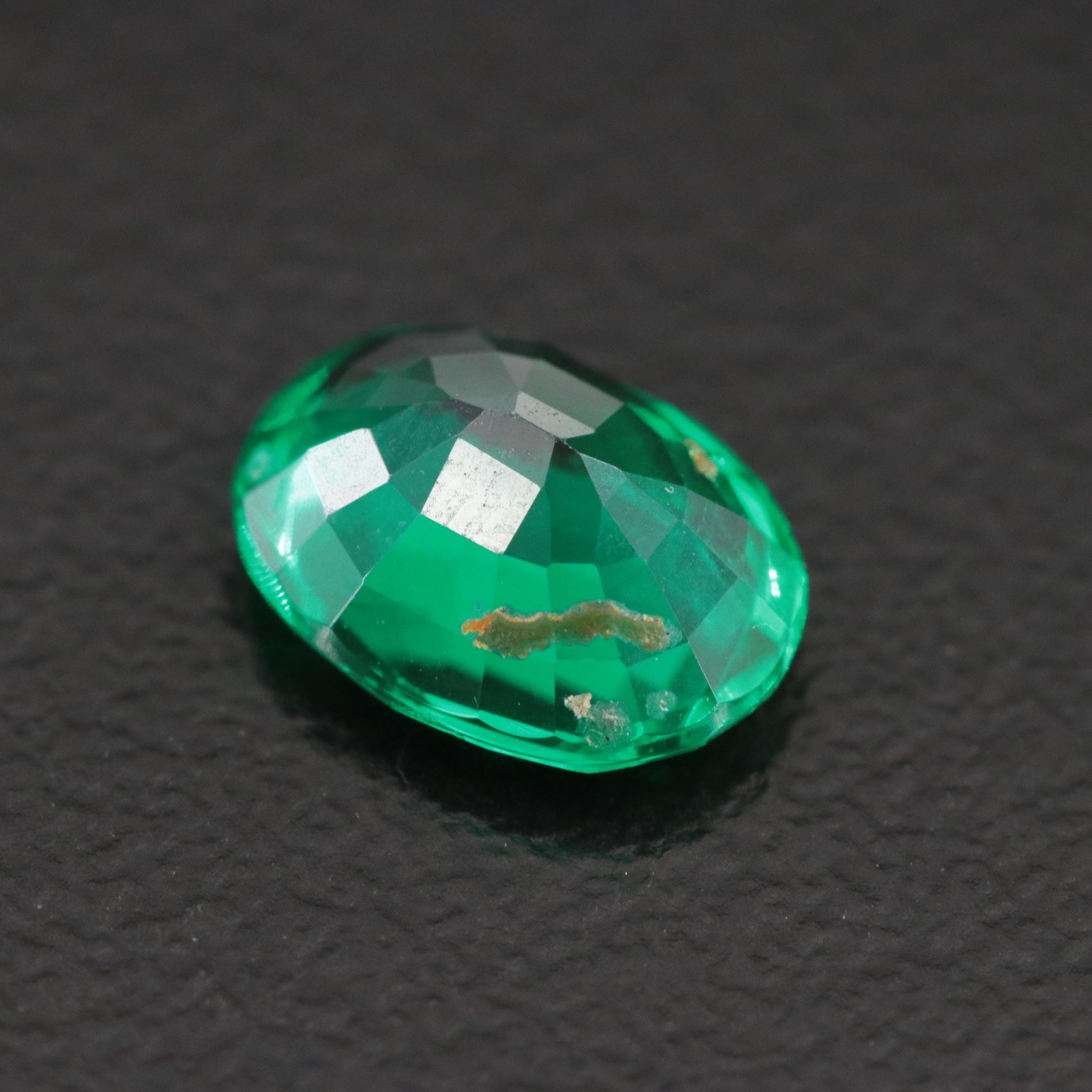 Loose 1.12 CT Lab Grown Emerald