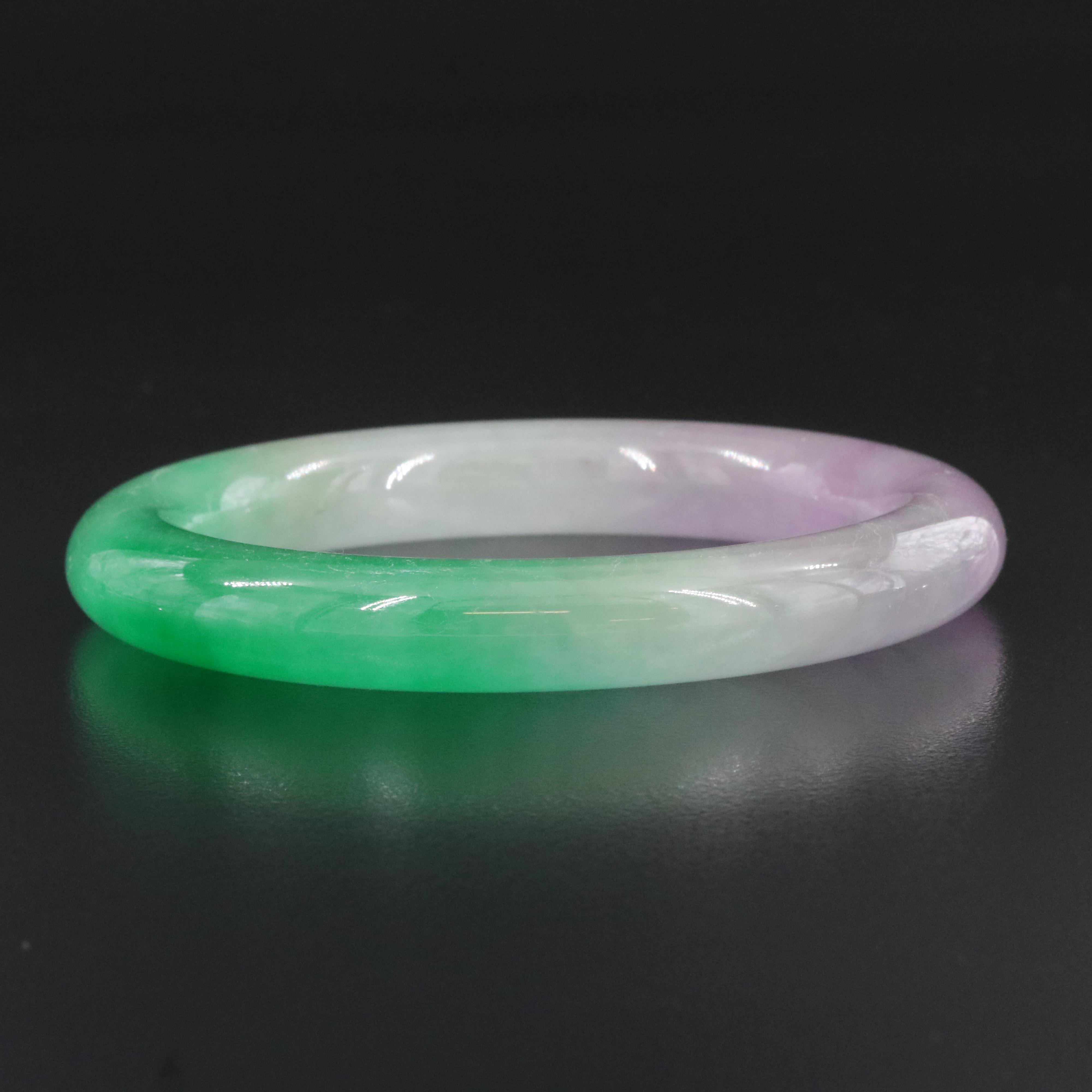 Jadeite Hololith Bangle