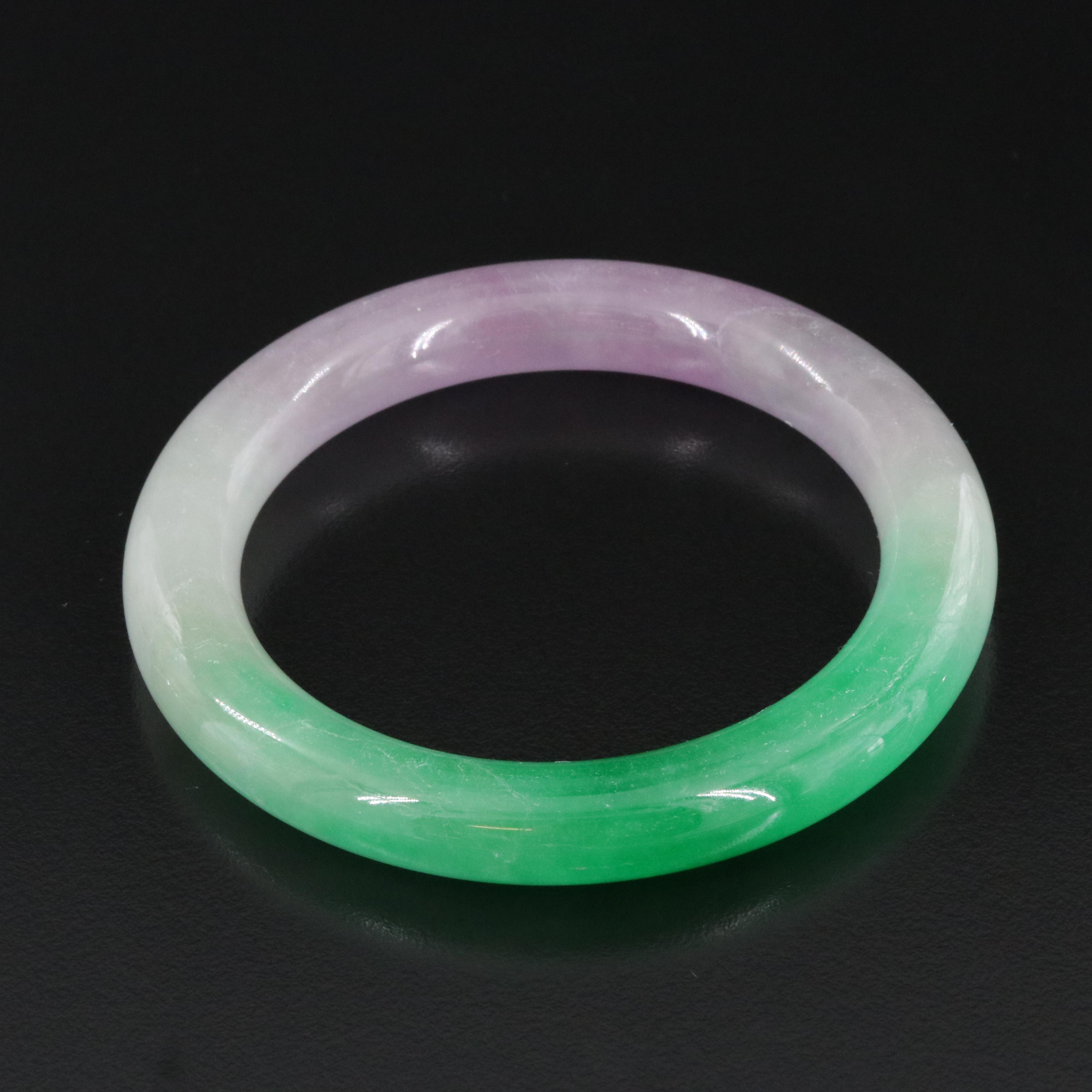 Jadeite Hololith Bangle