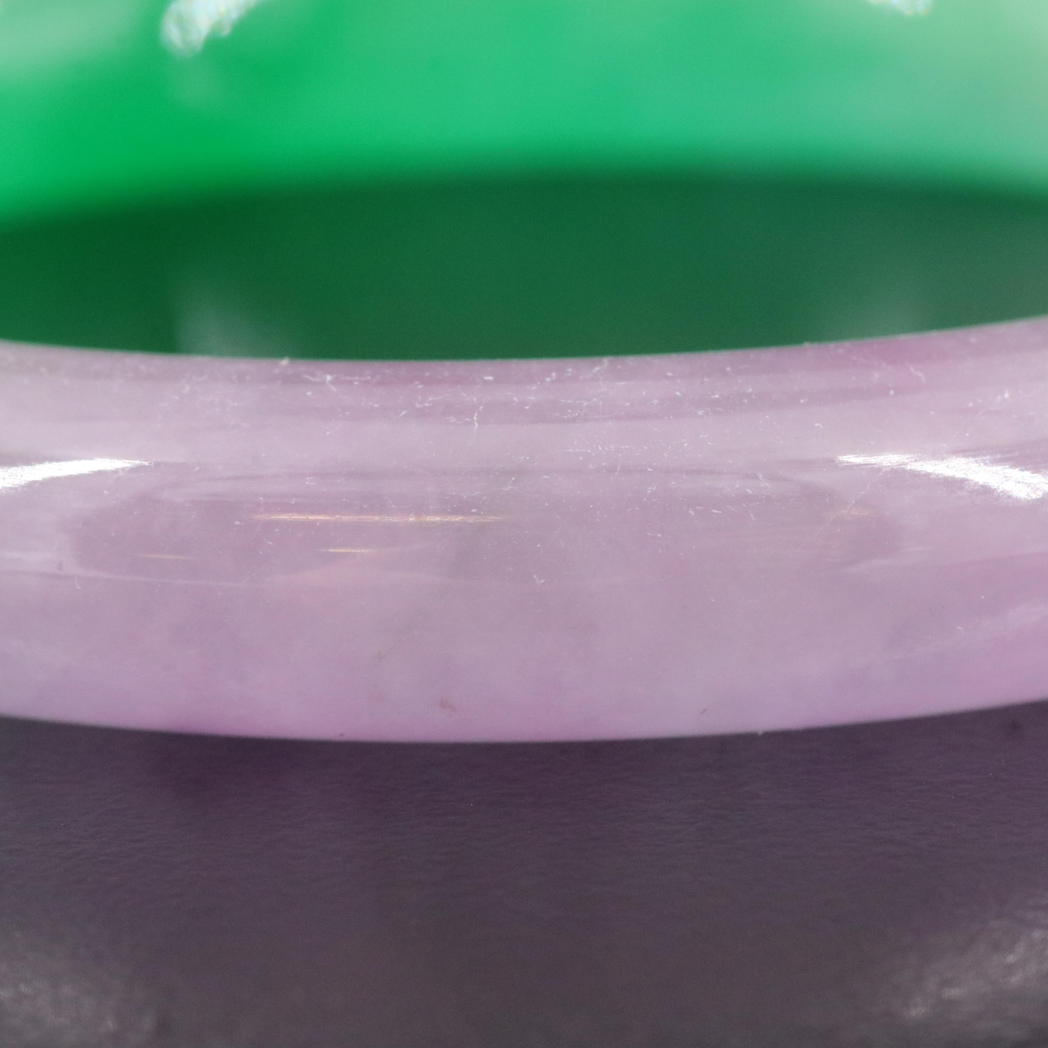 Jadeite Hololith Bangle