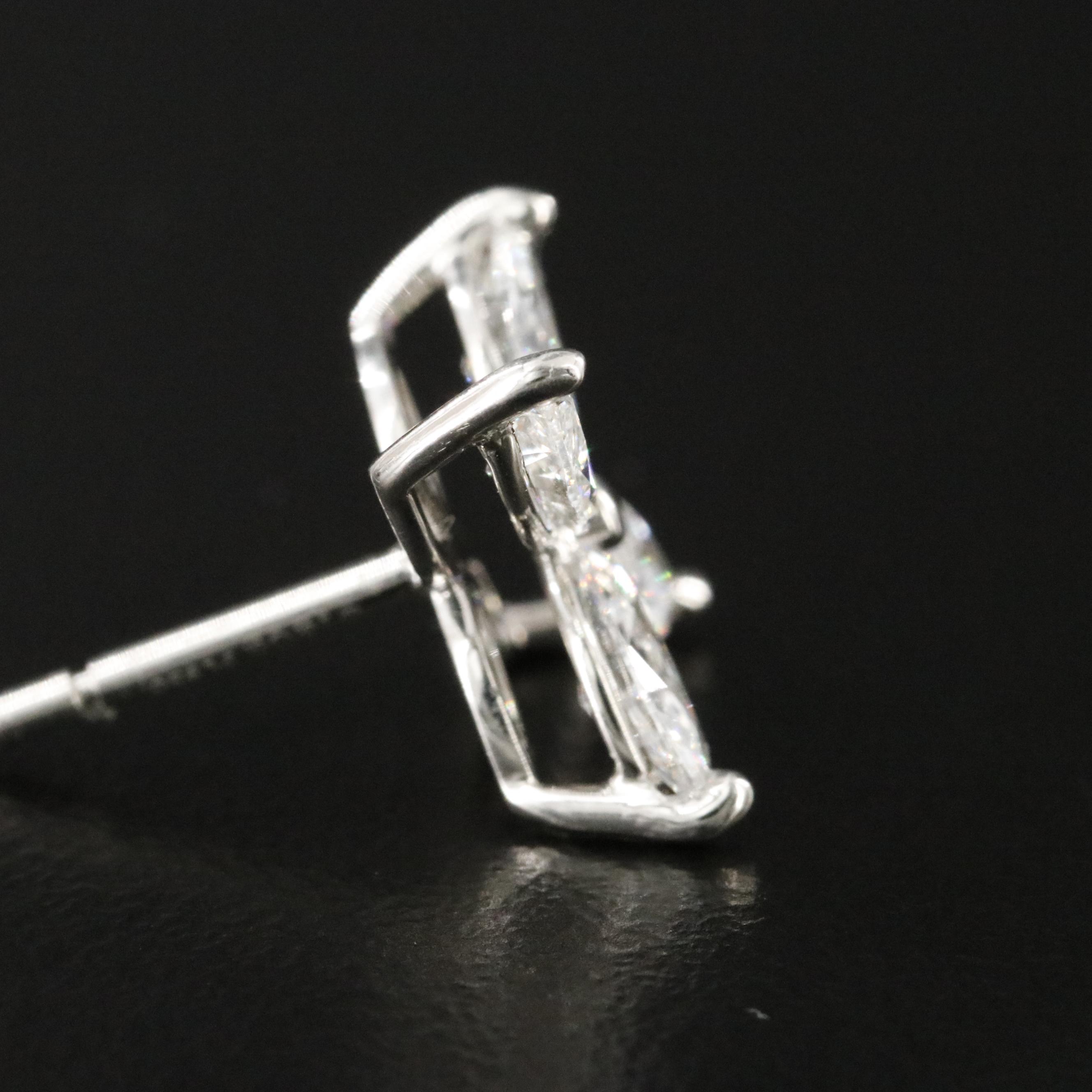 Tiffany & Co. Victoria 1.86 CTW Diamond Platinum Earrings