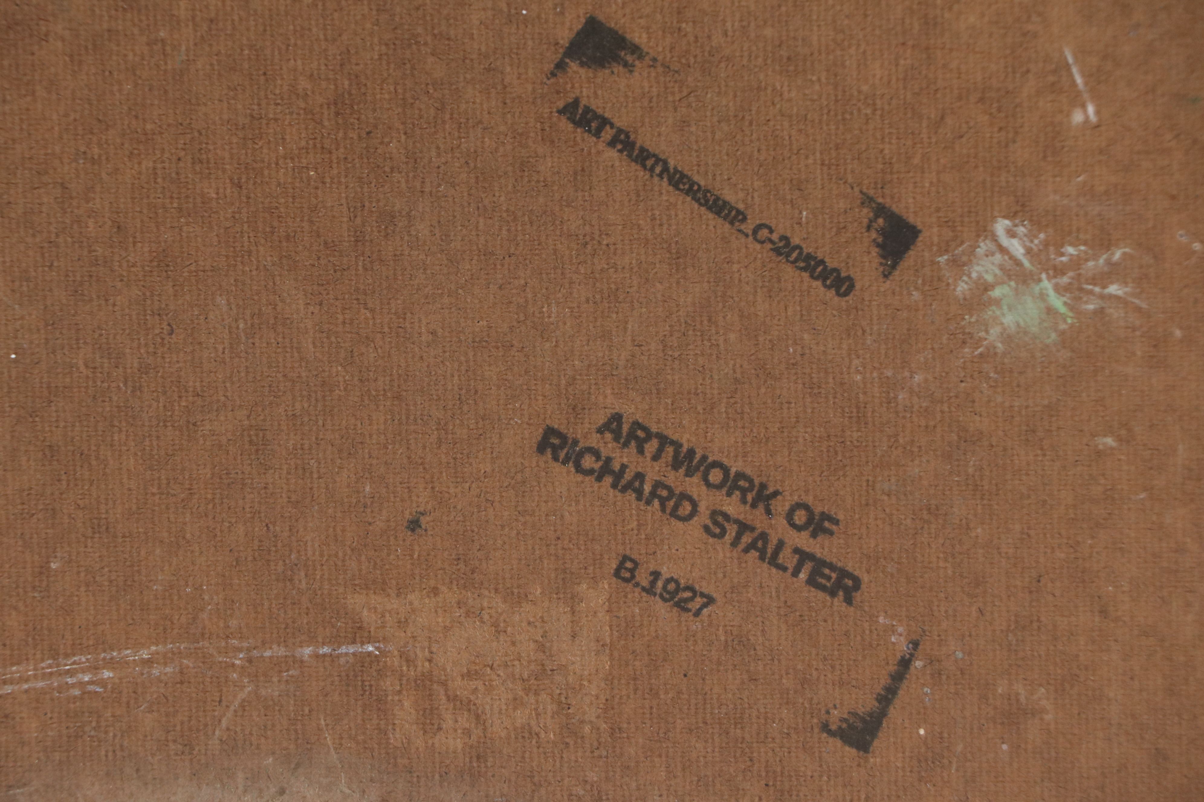 Richard Stalter Landscape Oil Painting, 20th Century