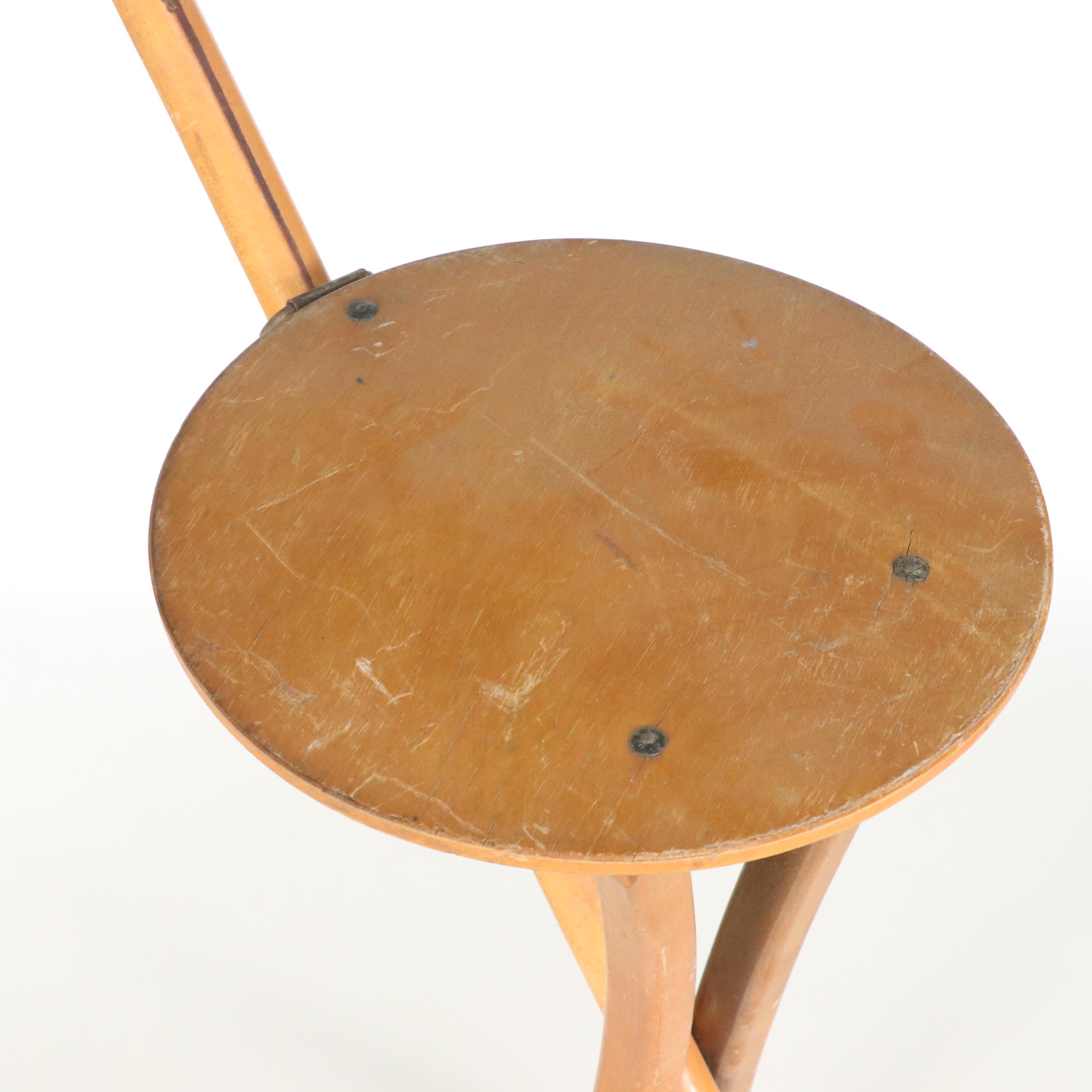 Set of Three Stafford Johnson "Kan-O-Seat" Walking Stick Stools