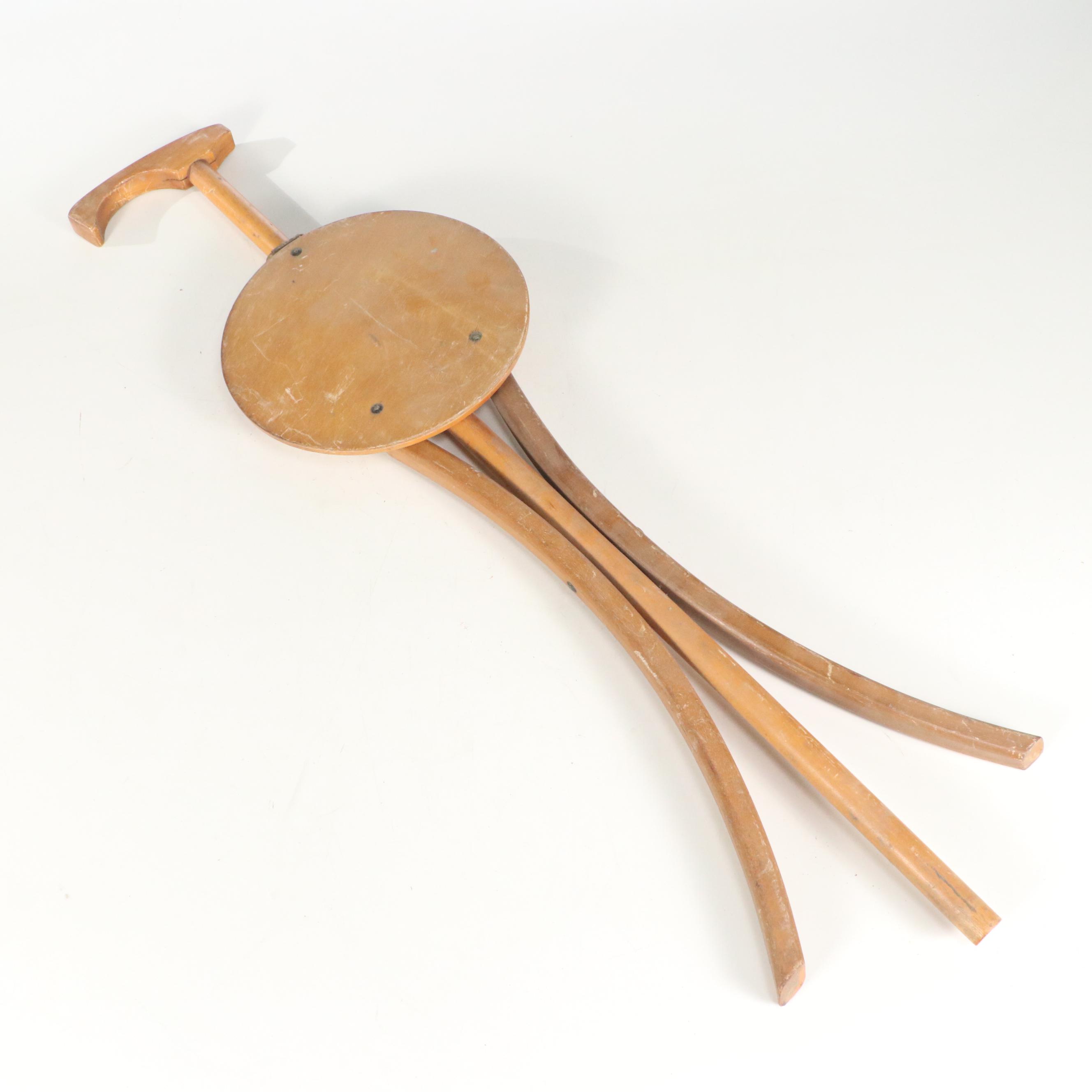 Set of Three Stafford Johnson "Kan-O-Seat" Walking Stick Stools