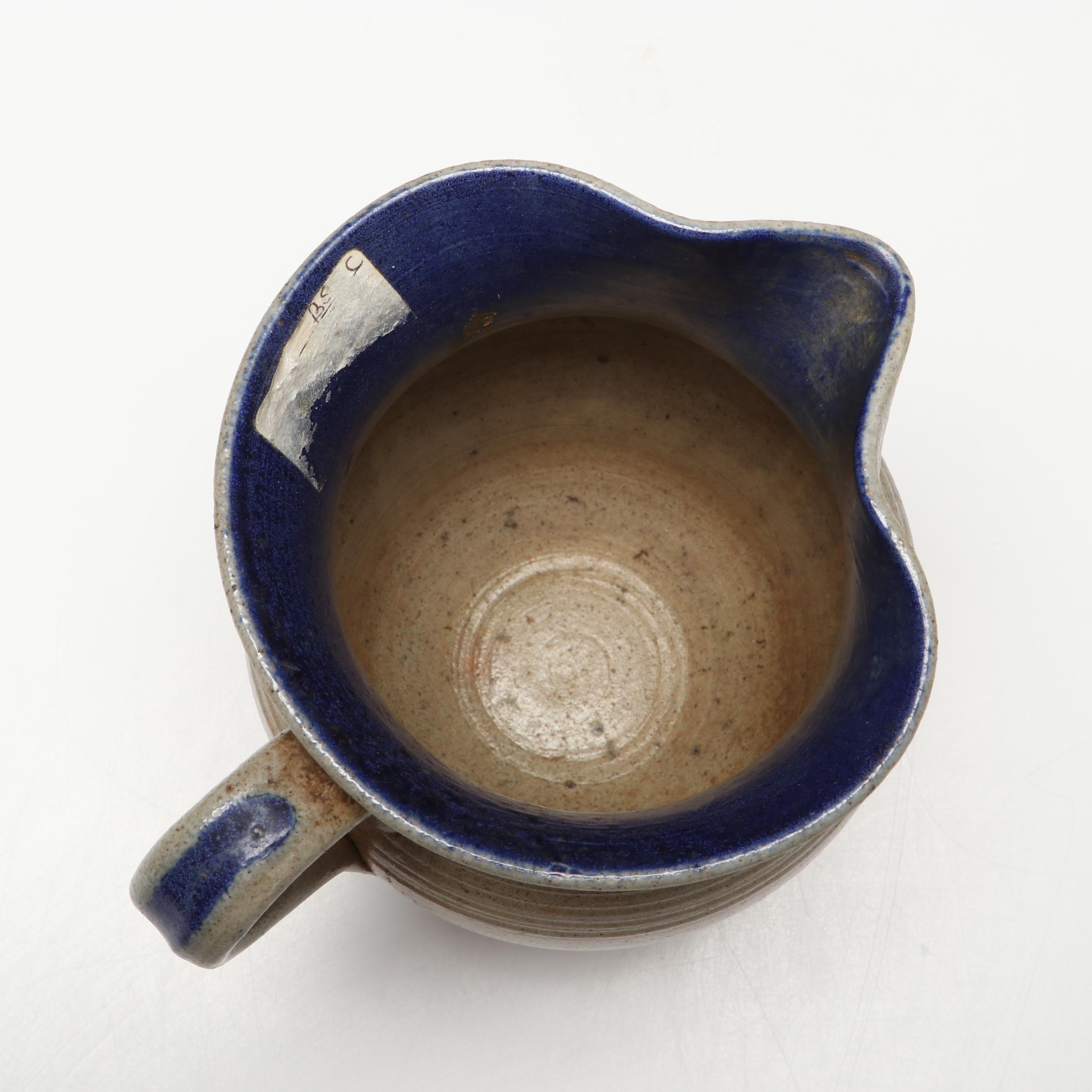 Jugtown Vase, Ben Owen Salt Glazed Stoneware Pitcher and Other Art Pottery Vase