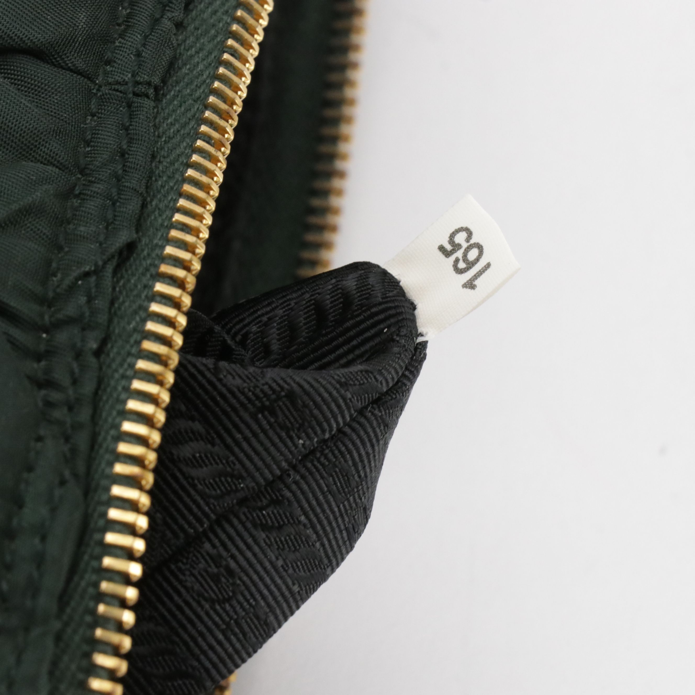 Prada Green Tessuto Nylon Interwoven Chain Strap Bag with Tag