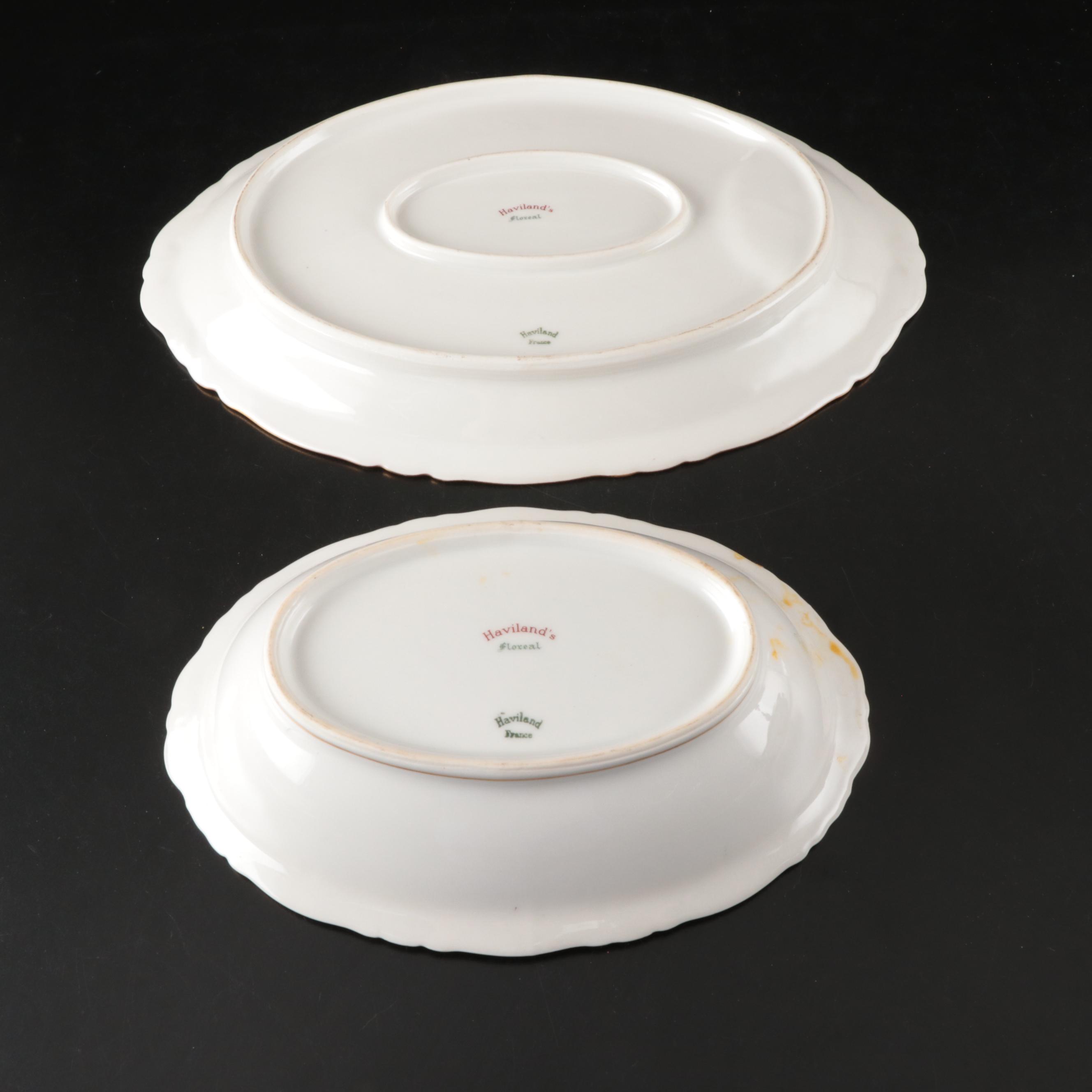 Haviland "Floreal" with Other French Gold Gilt Porcelain Dinnerware