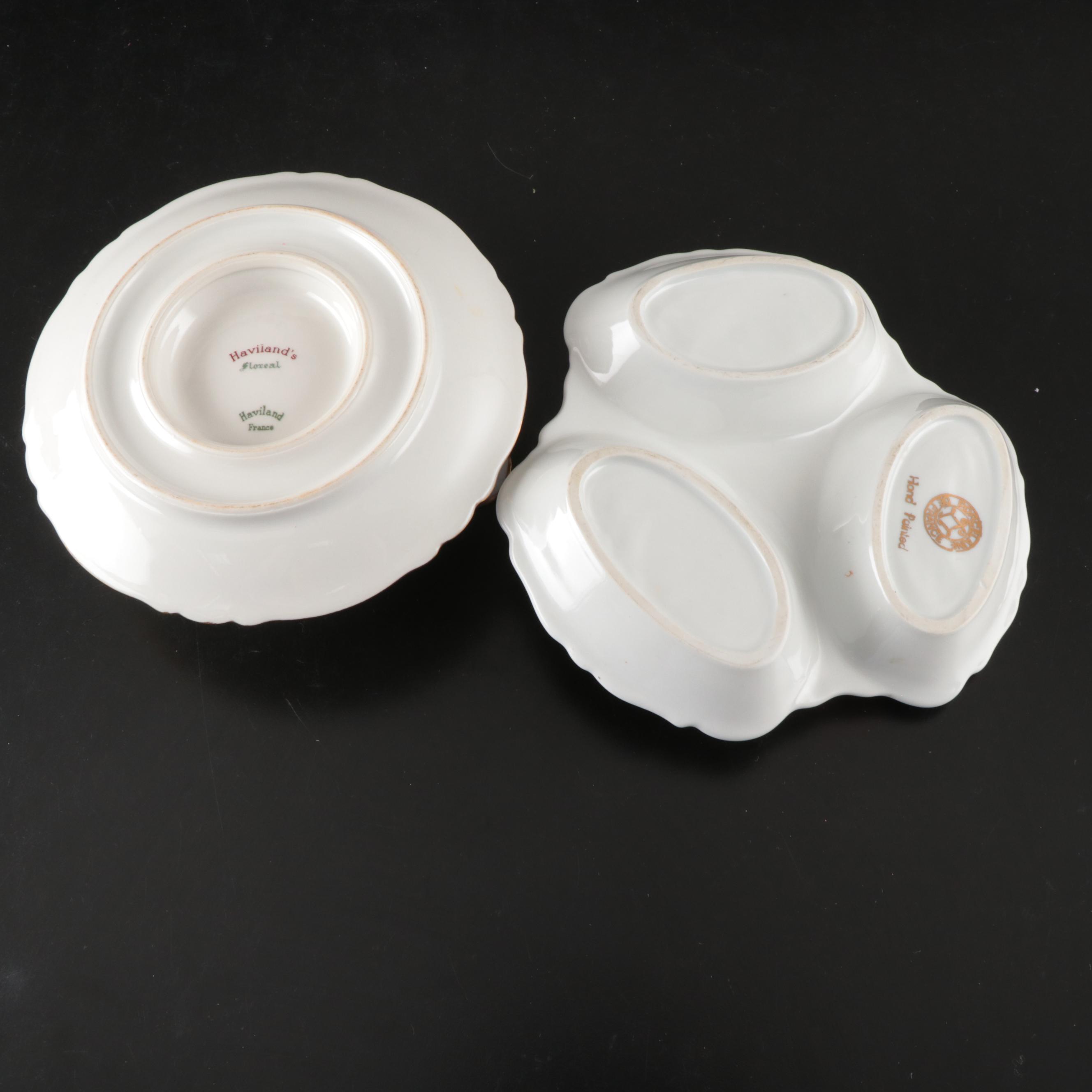 Haviland "Floreal" with Other French Gold Gilt Porcelain Dinnerware