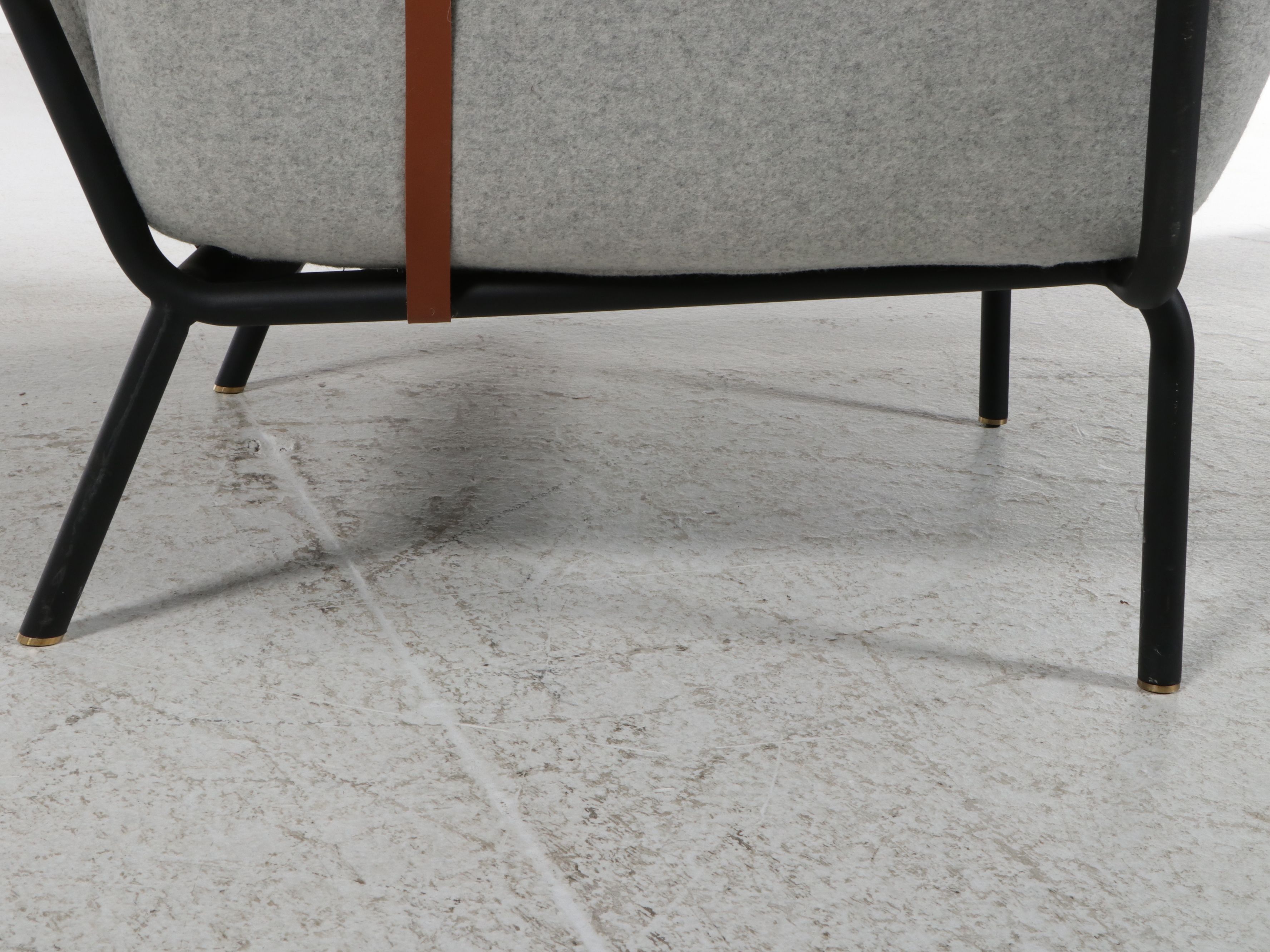 Stellar Works Tubular Metal "Valet" Chair with Removable Cushions