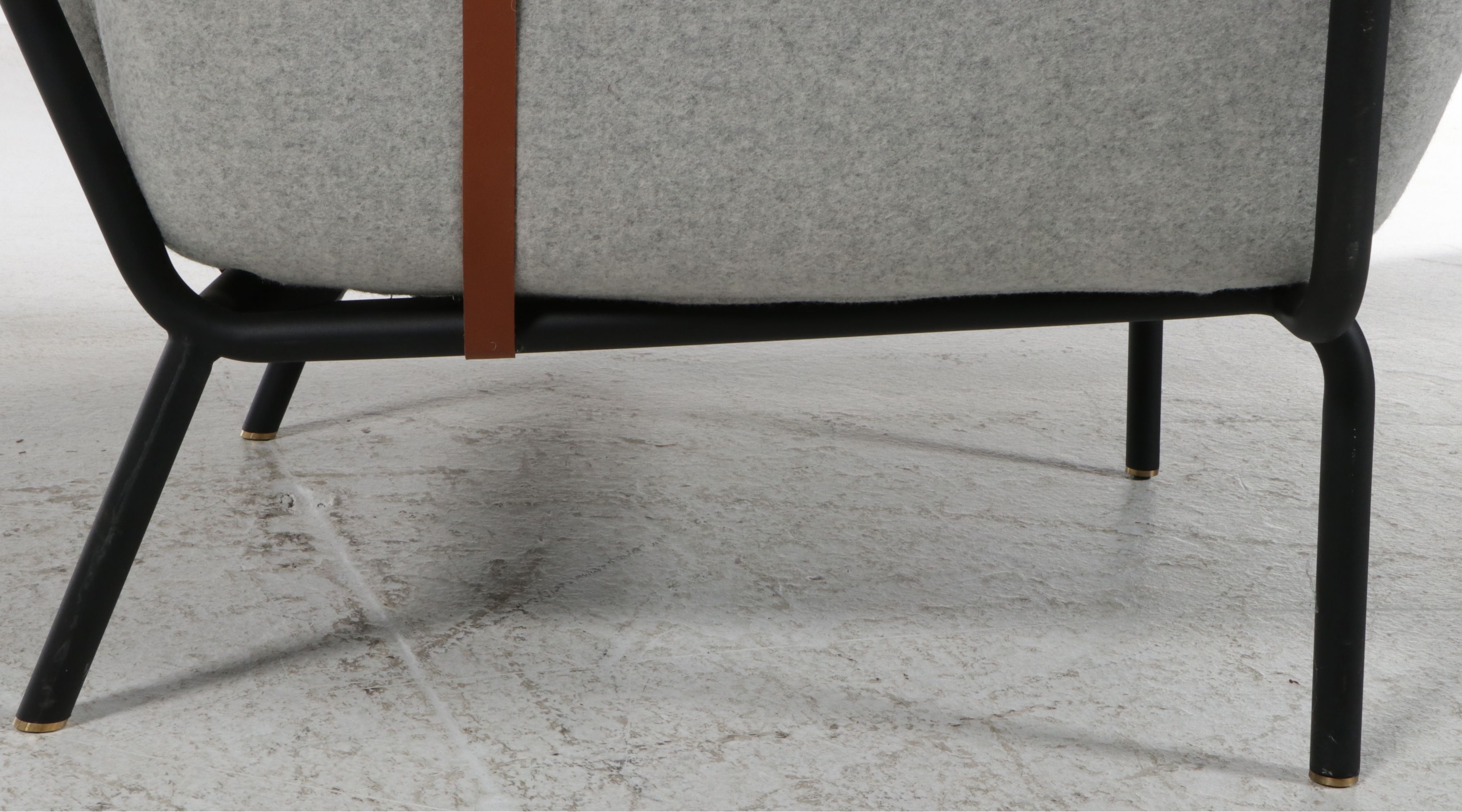 Stellar Works Tubular Metal "Valet" Chair with Removable Cushions