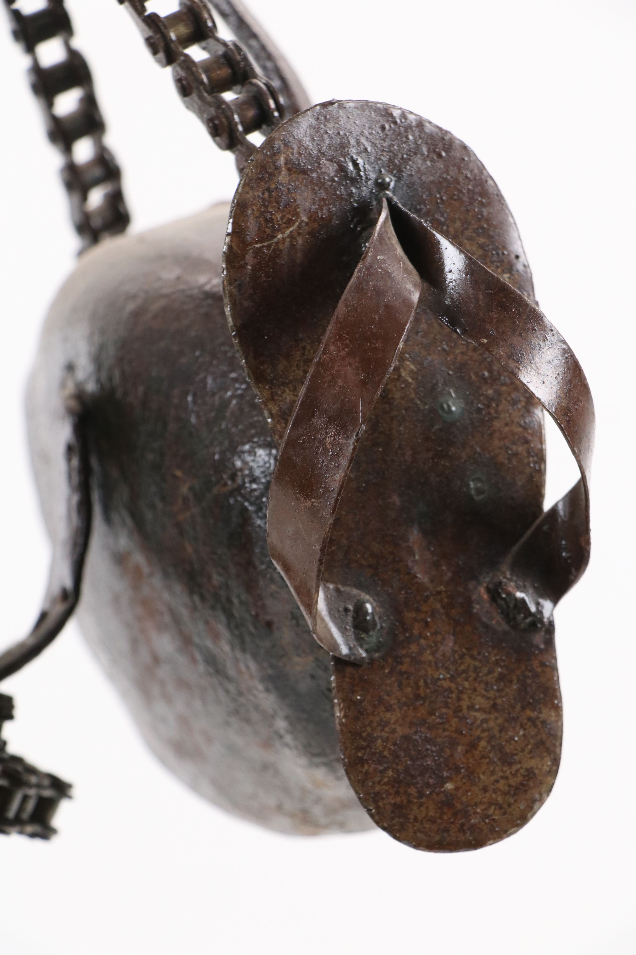 Simonet Biokou Found Object Metalwork Sculpture