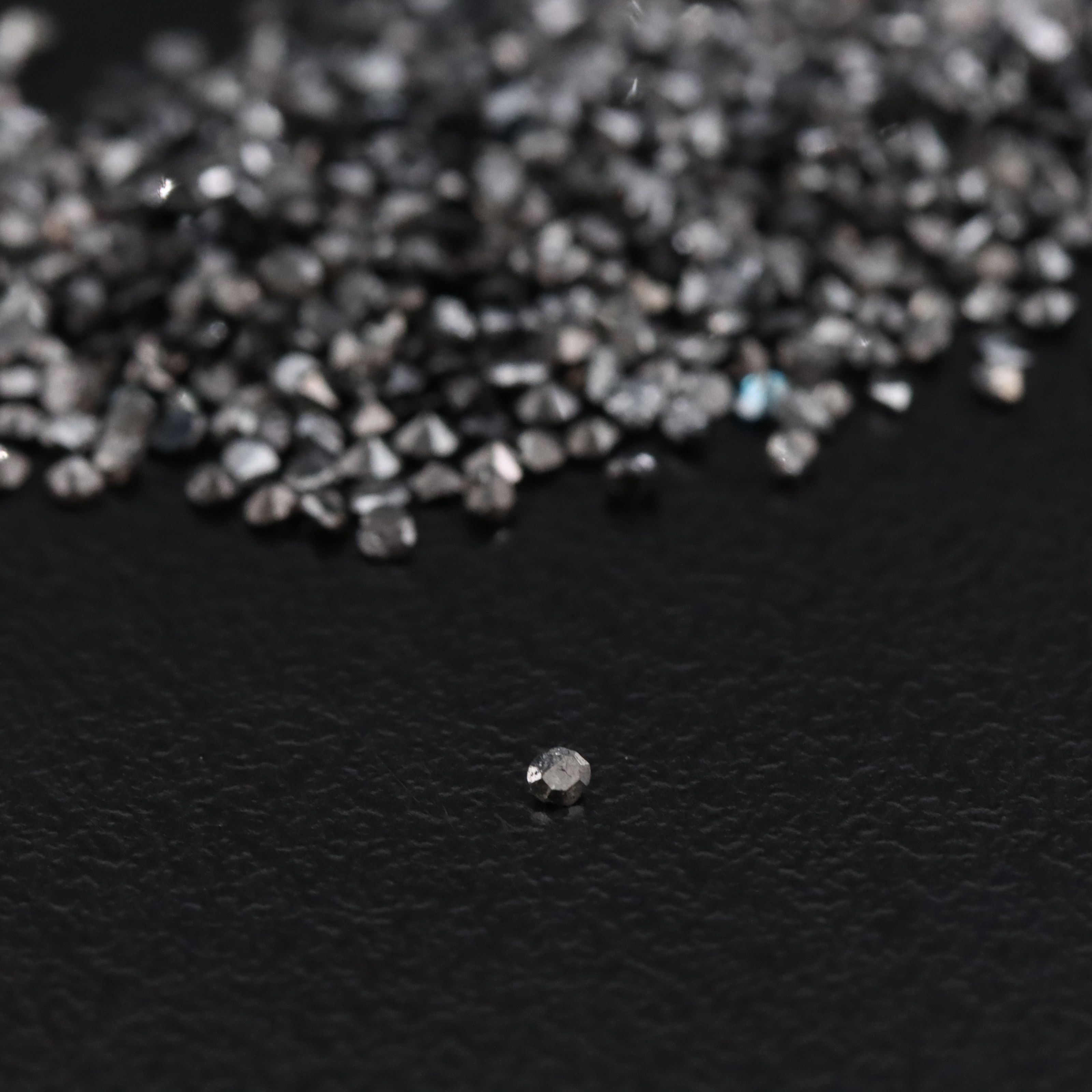 Loose 4.99 CTW Fancy Black Diamond Melee Lot