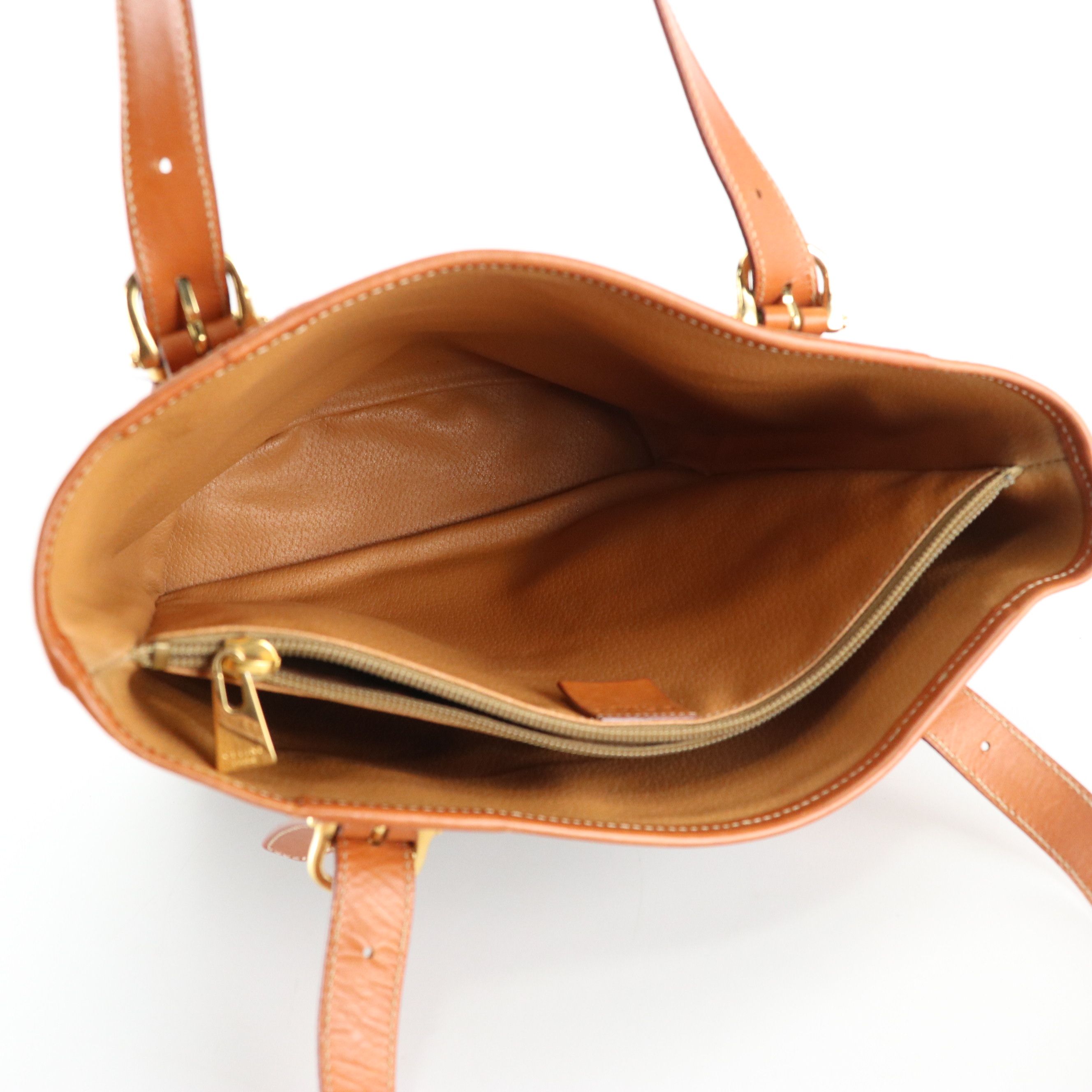 Celine Bucket Tote in Macadam Canvas and Leather