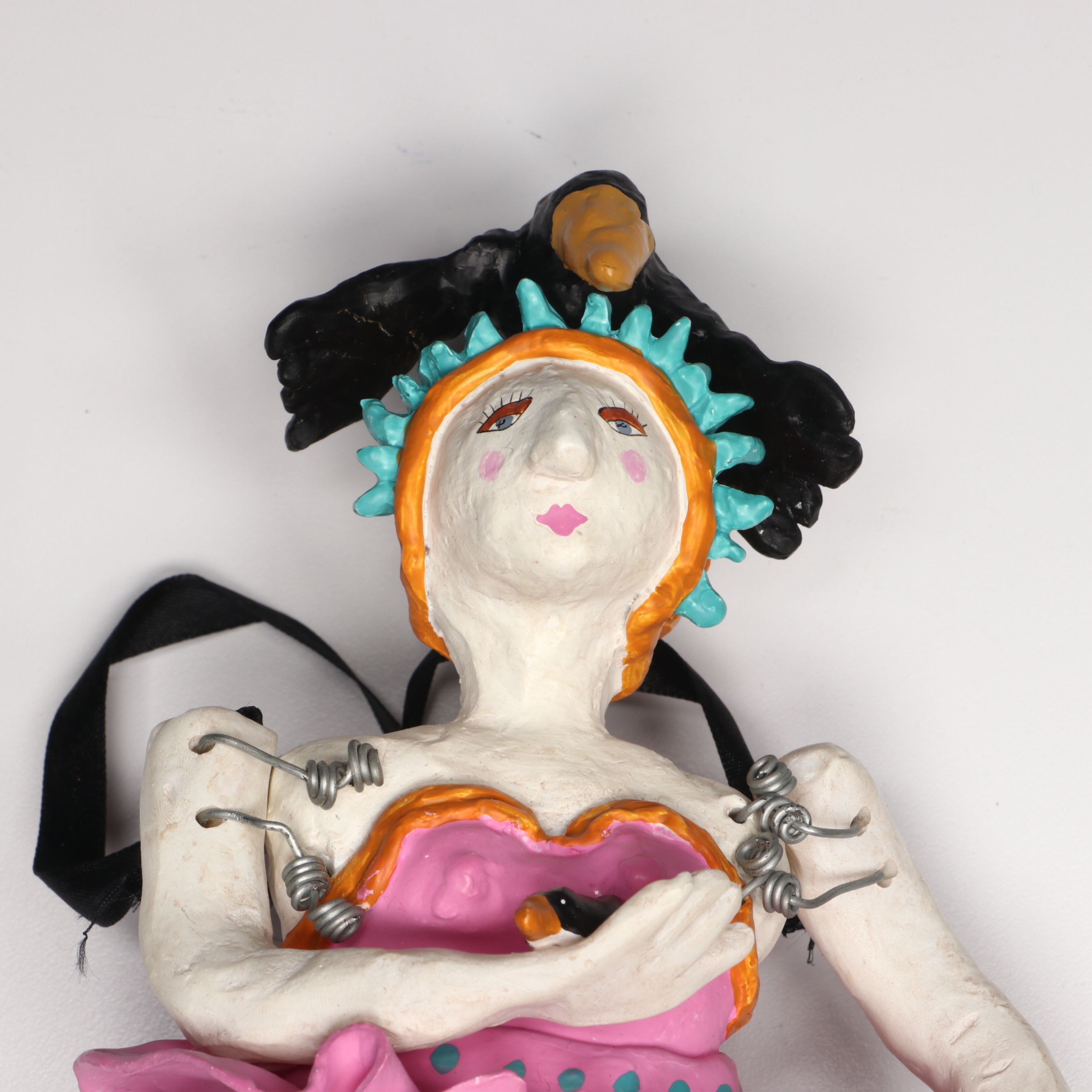 Judie Bomberger "Crow Mama," "Key to My Heart" and "Jojo" Puppet Figures