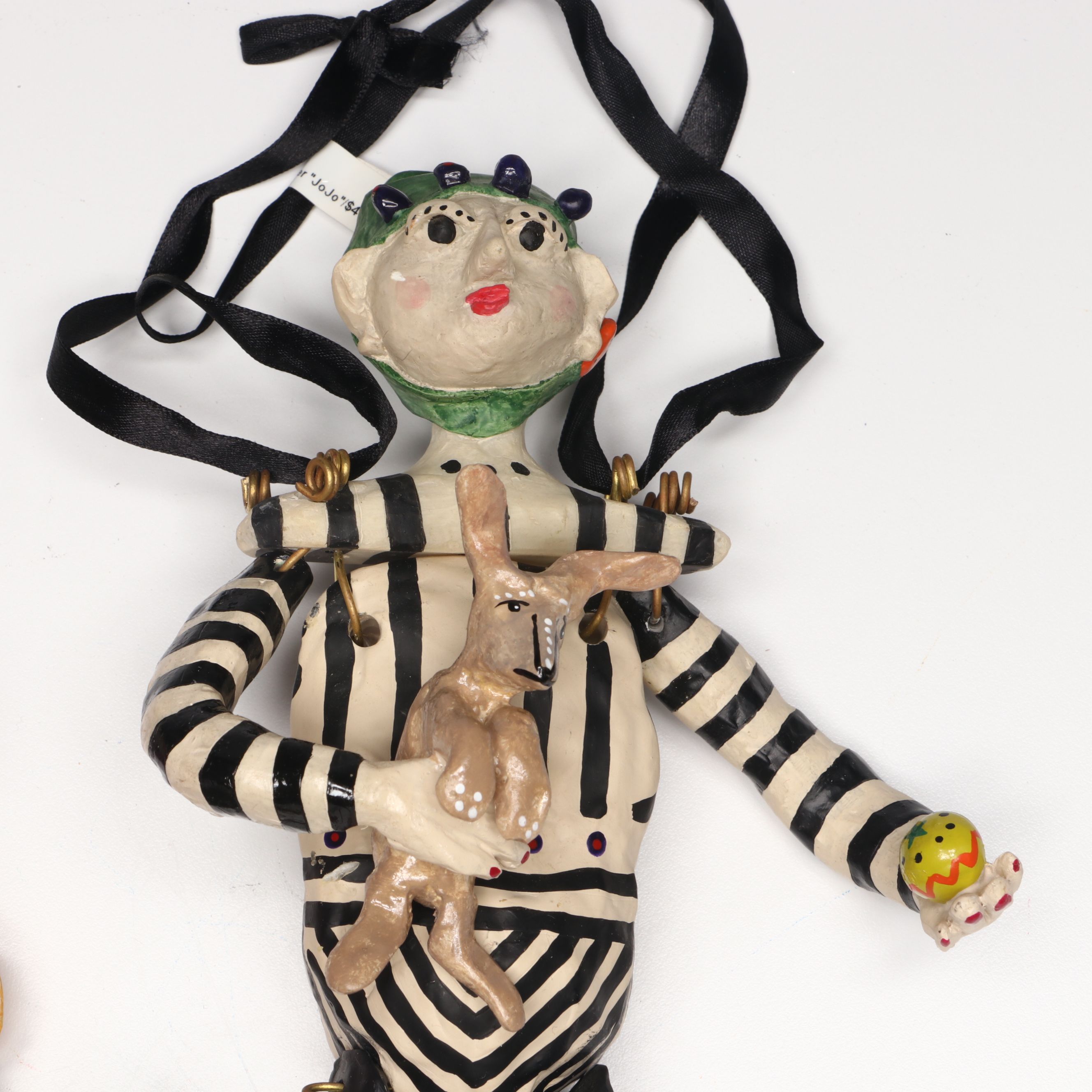 Judie Bomberger "Crow Mama," "Key to My Heart" and "Jojo" Puppet Figures