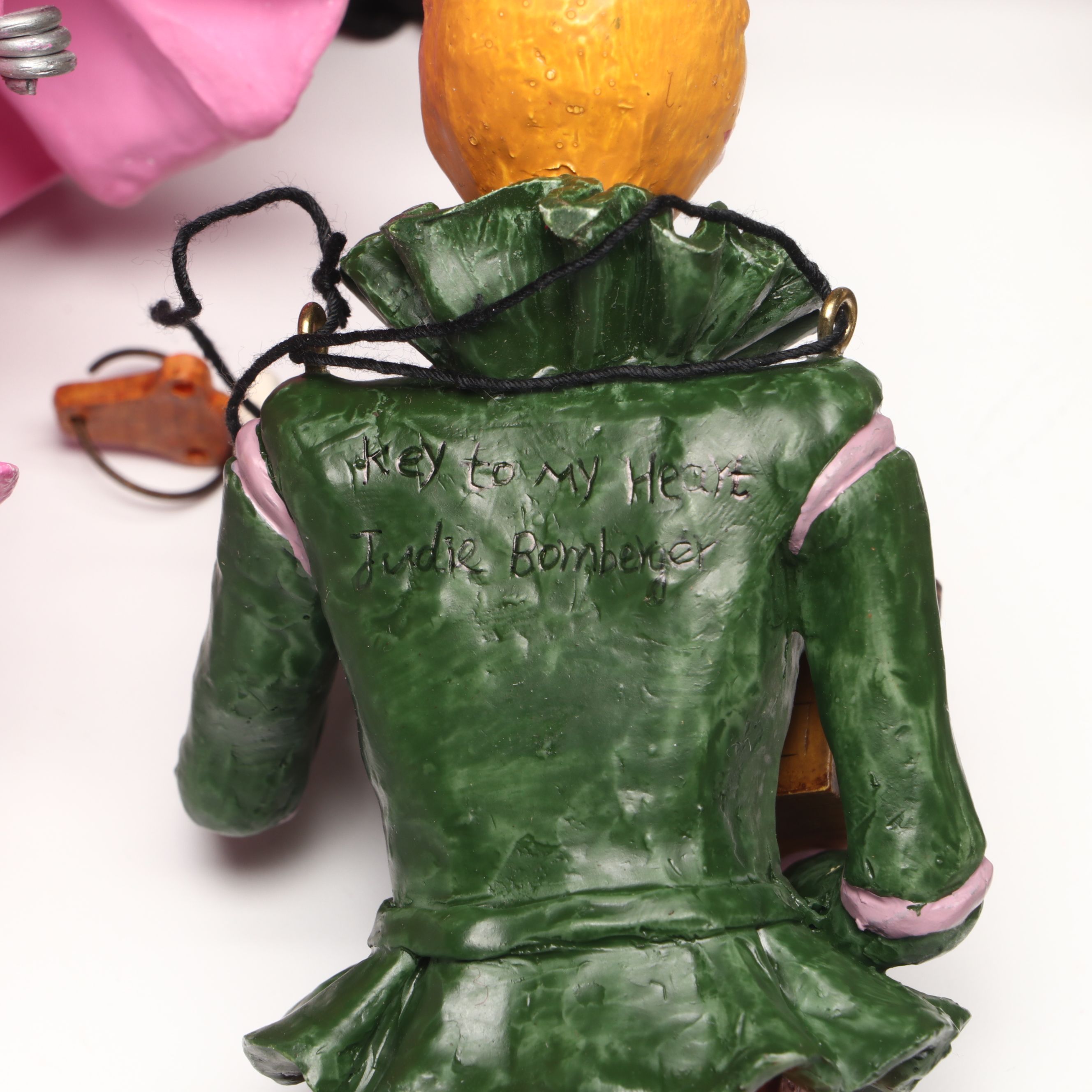 Judie Bomberger "Crow Mama," "Key to My Heart" and "Jojo" Puppet Figures