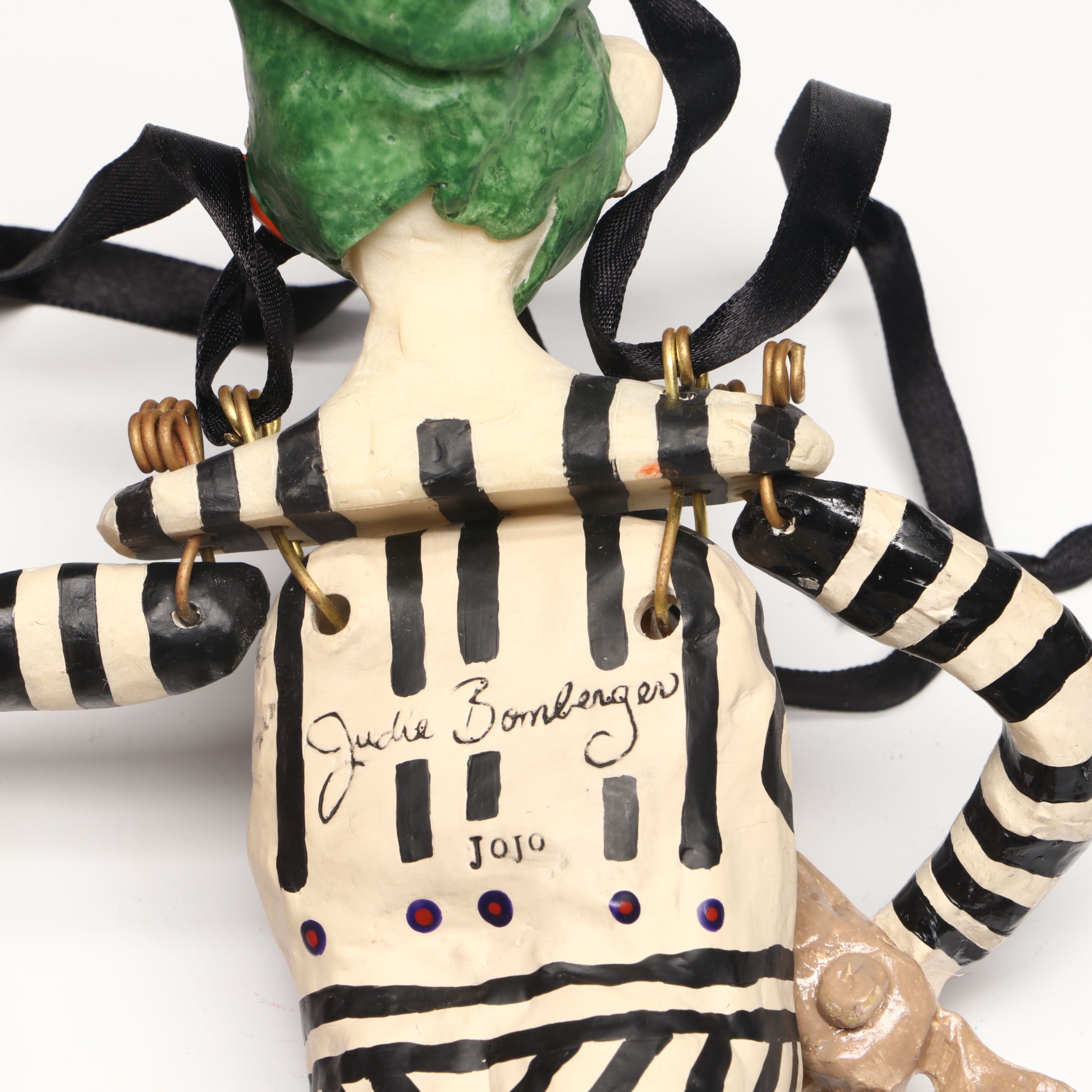 Judie Bomberger "Crow Mama," "Key to My Heart" and "Jojo" Puppet Figures
