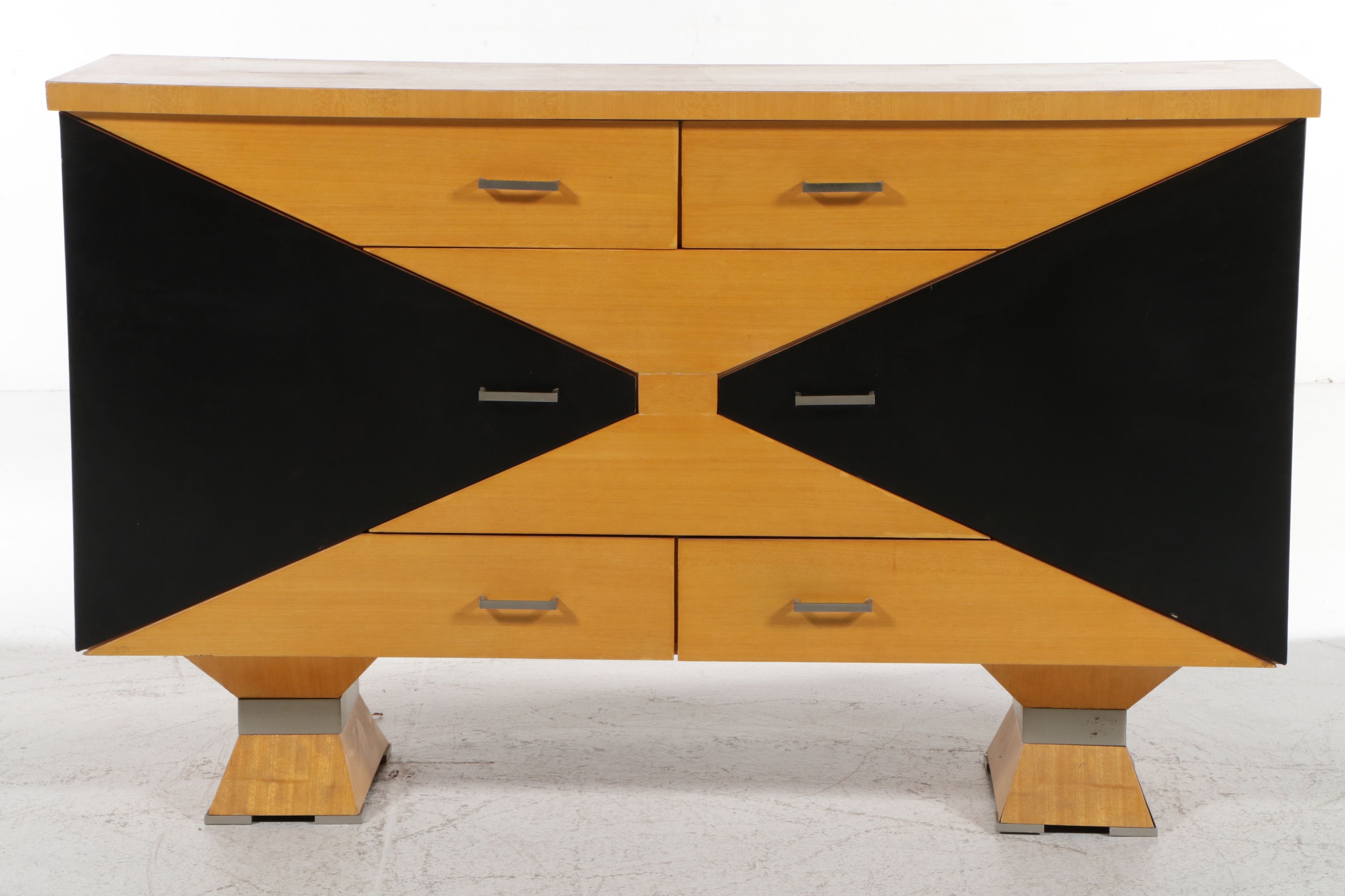 Mid Century Modern Inspired Geometric Buffet