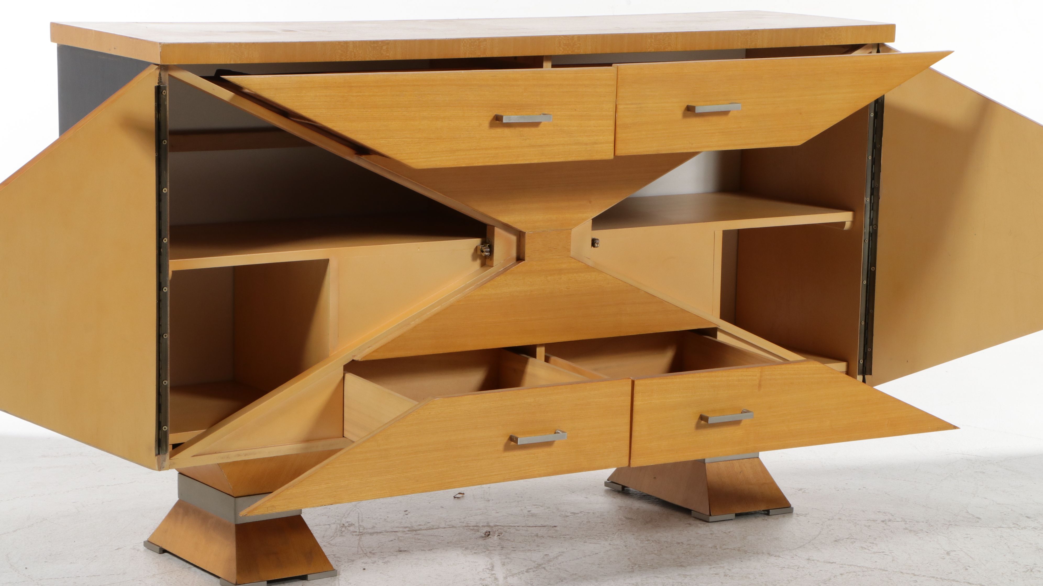 Mid Century Modern Inspired Geometric Buffet