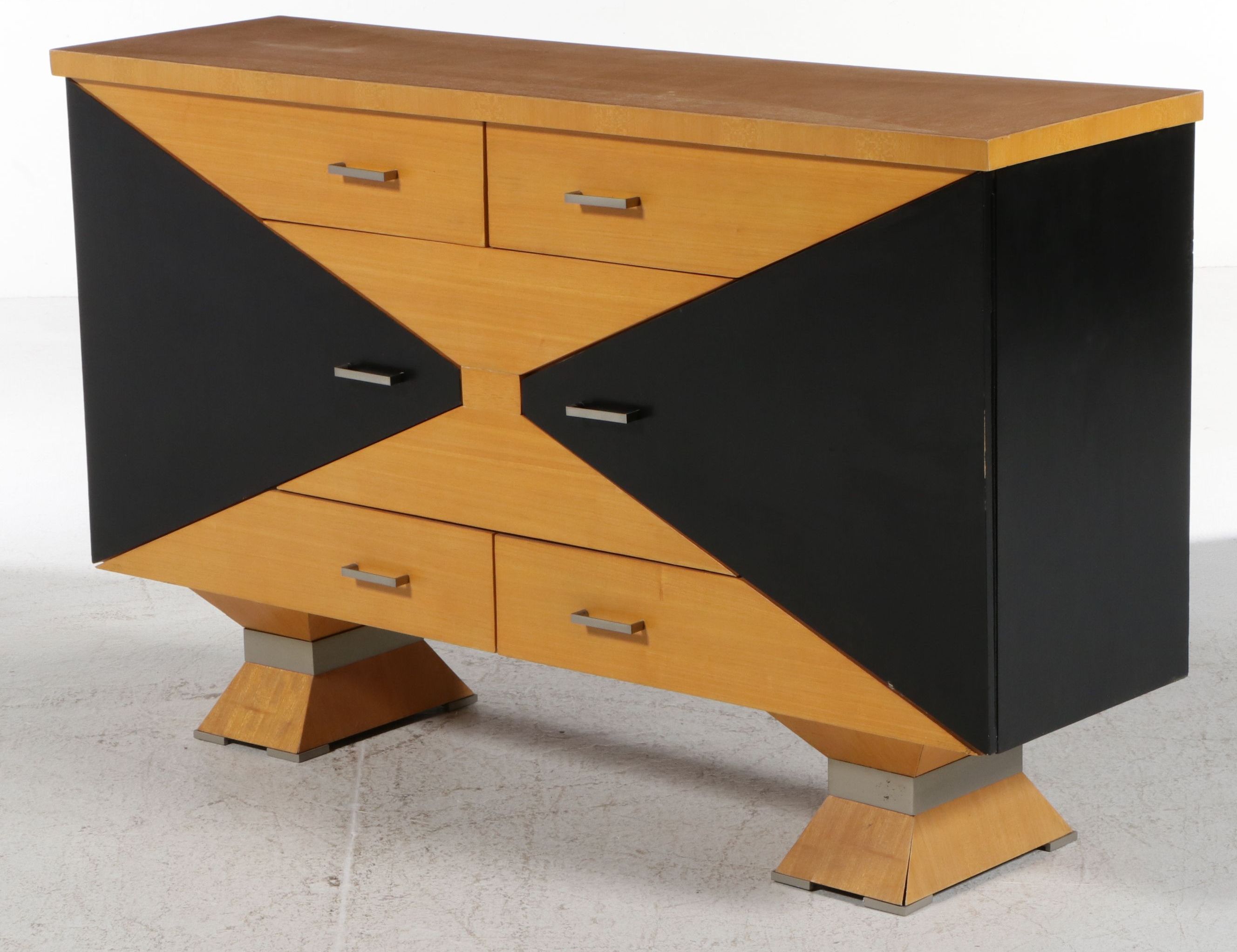 Mid Century Modern Inspired Geometric Buffet