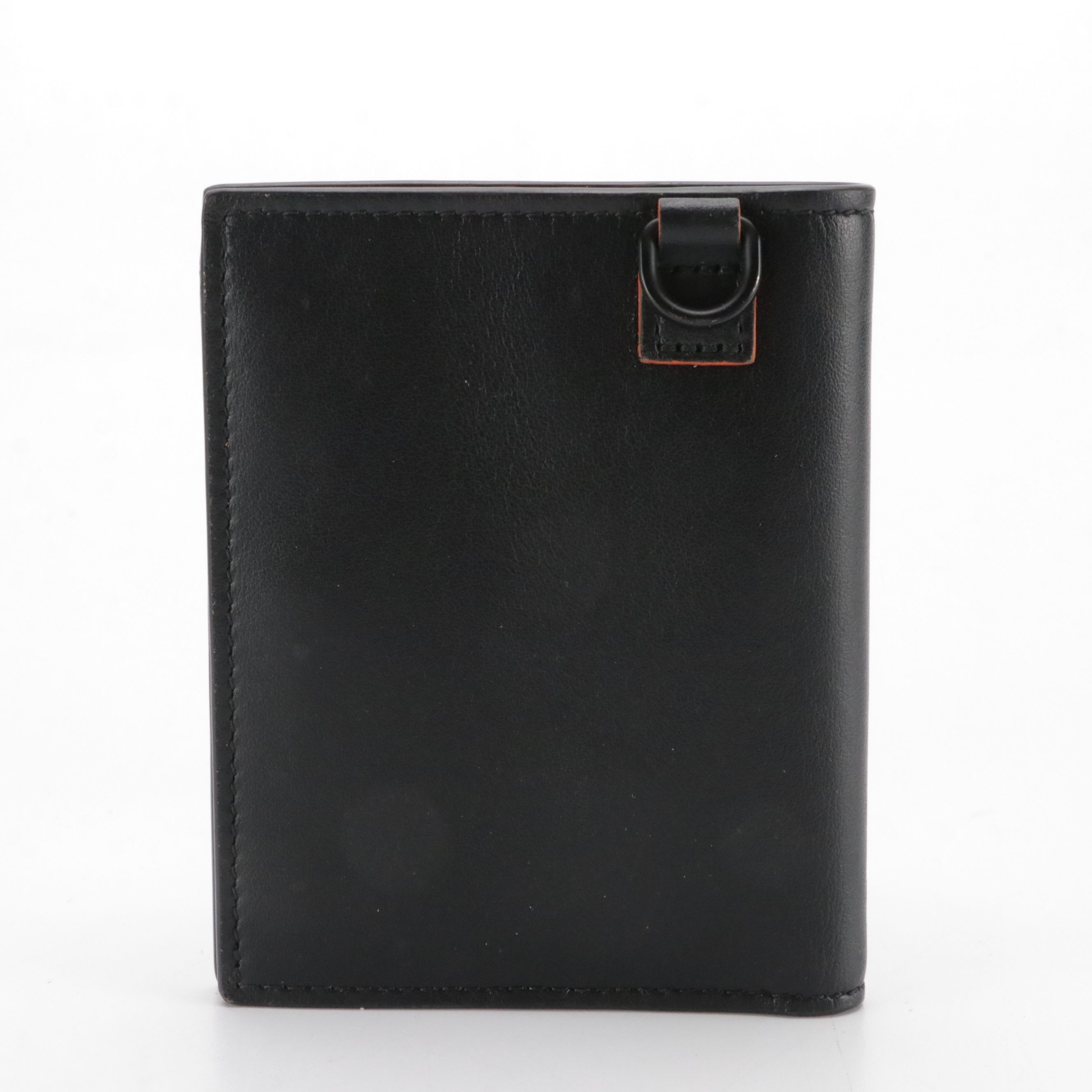 Montblanc x Naruto Bifold Compact Wallet in Printed Black Calf Leather