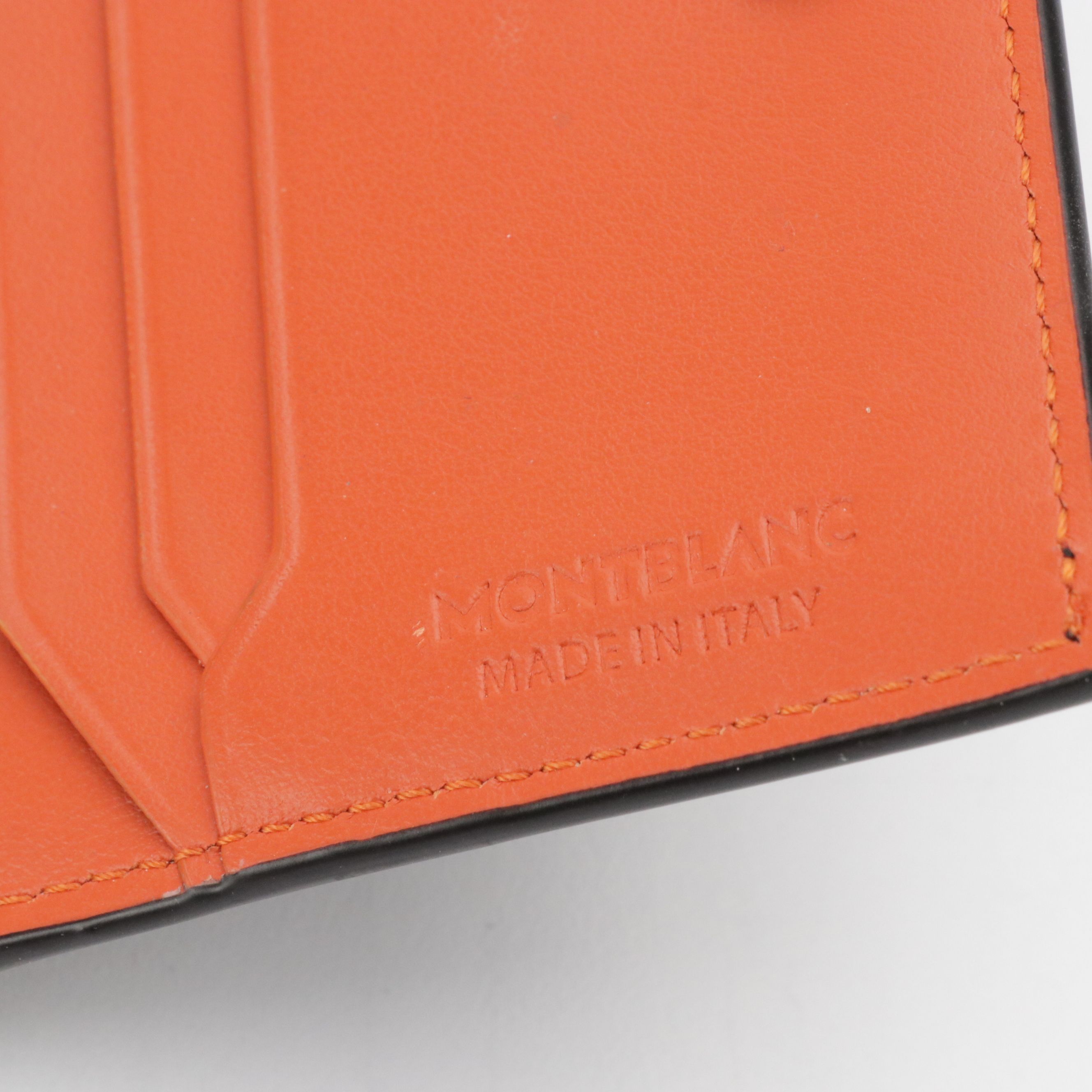 Montblanc x Naruto Bifold Compact Wallet in Printed Black Calf Leather