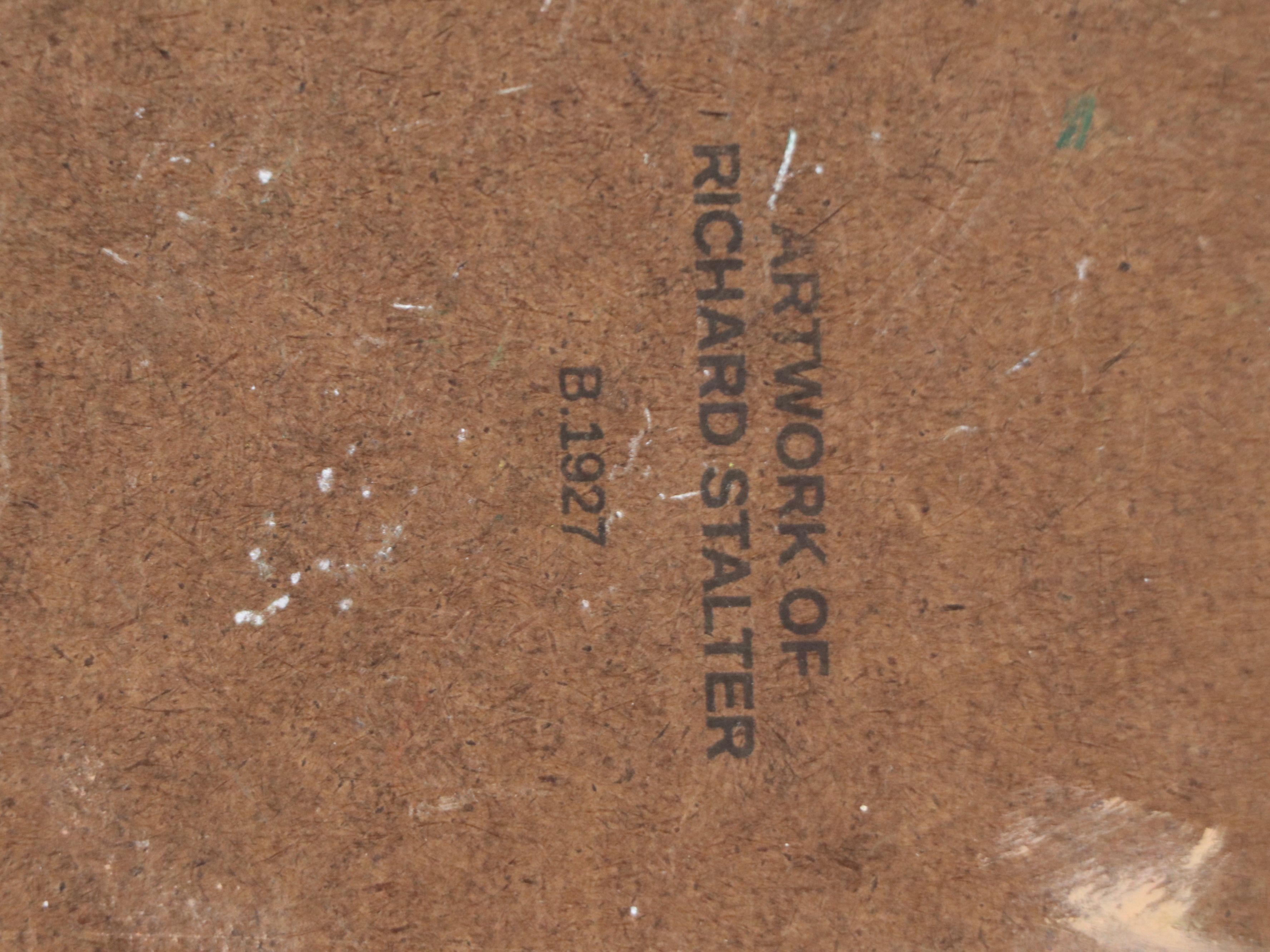 Richard Stalter Floral Still Life Oil Painting, 20th Century