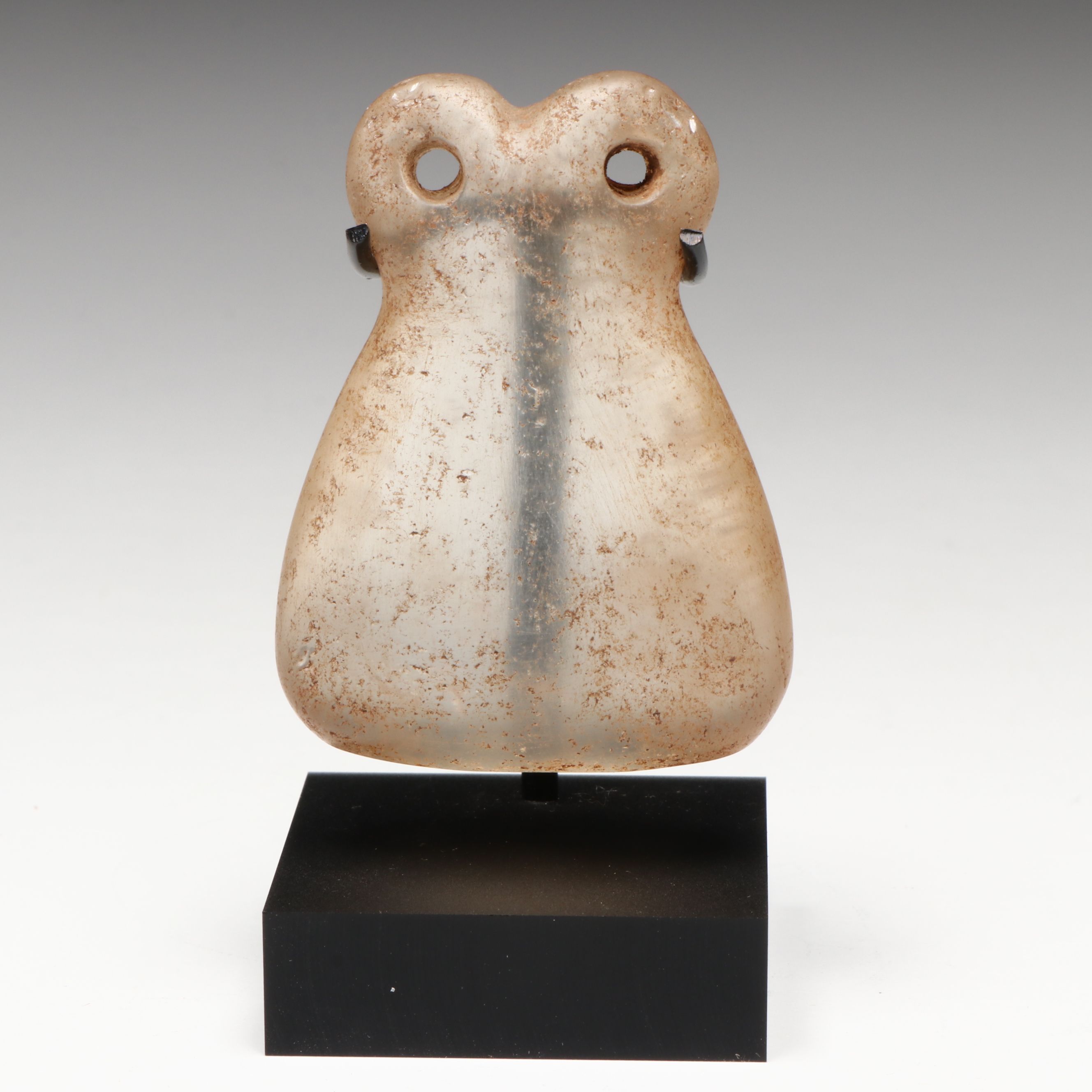 Ancient Mesopotamian Tell Brak Quartz Eye Idol, Circa 3500–3300 BCE