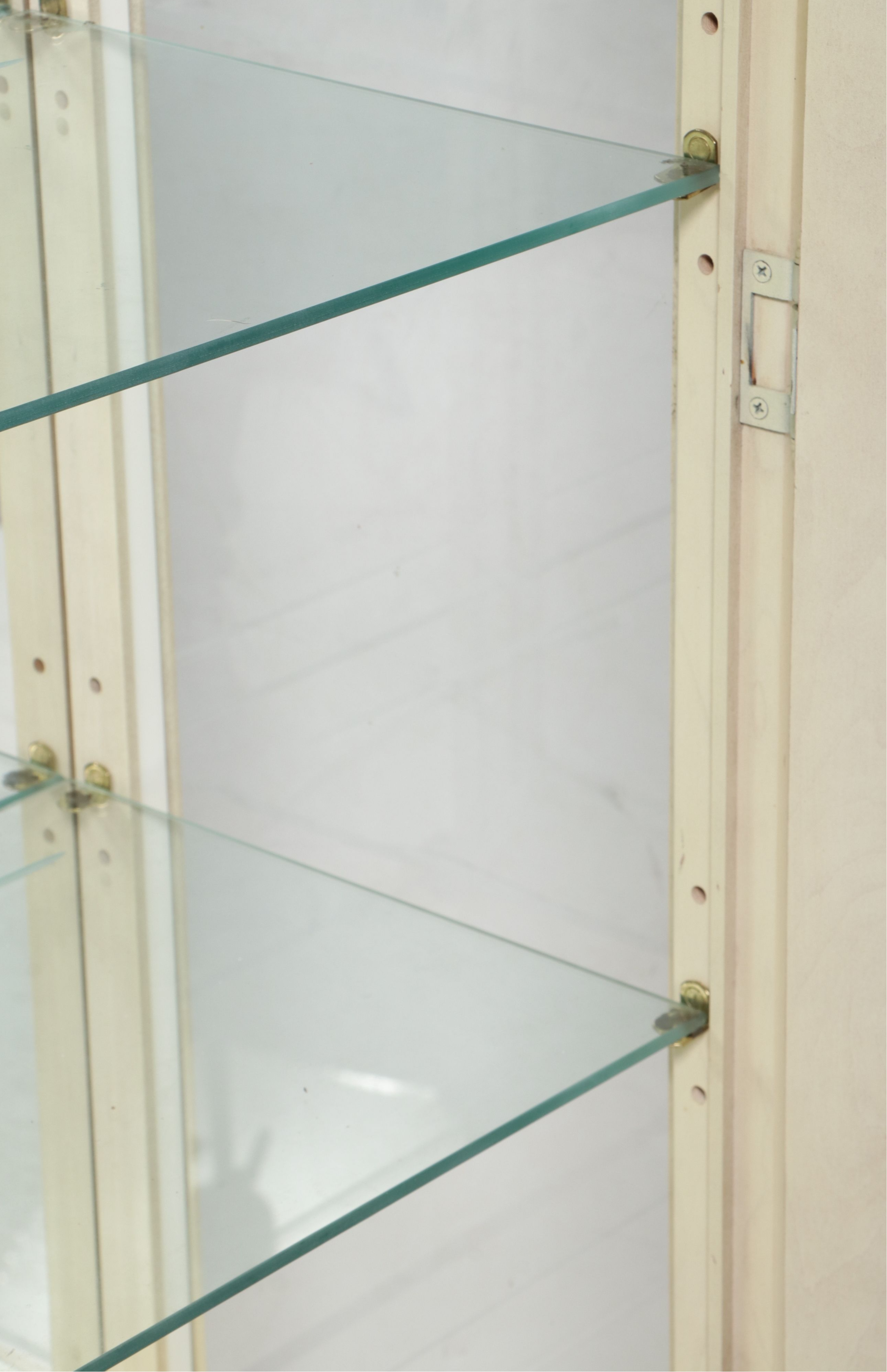 Jasper Cabinet Queen Anne Style Painted Display Cabinet