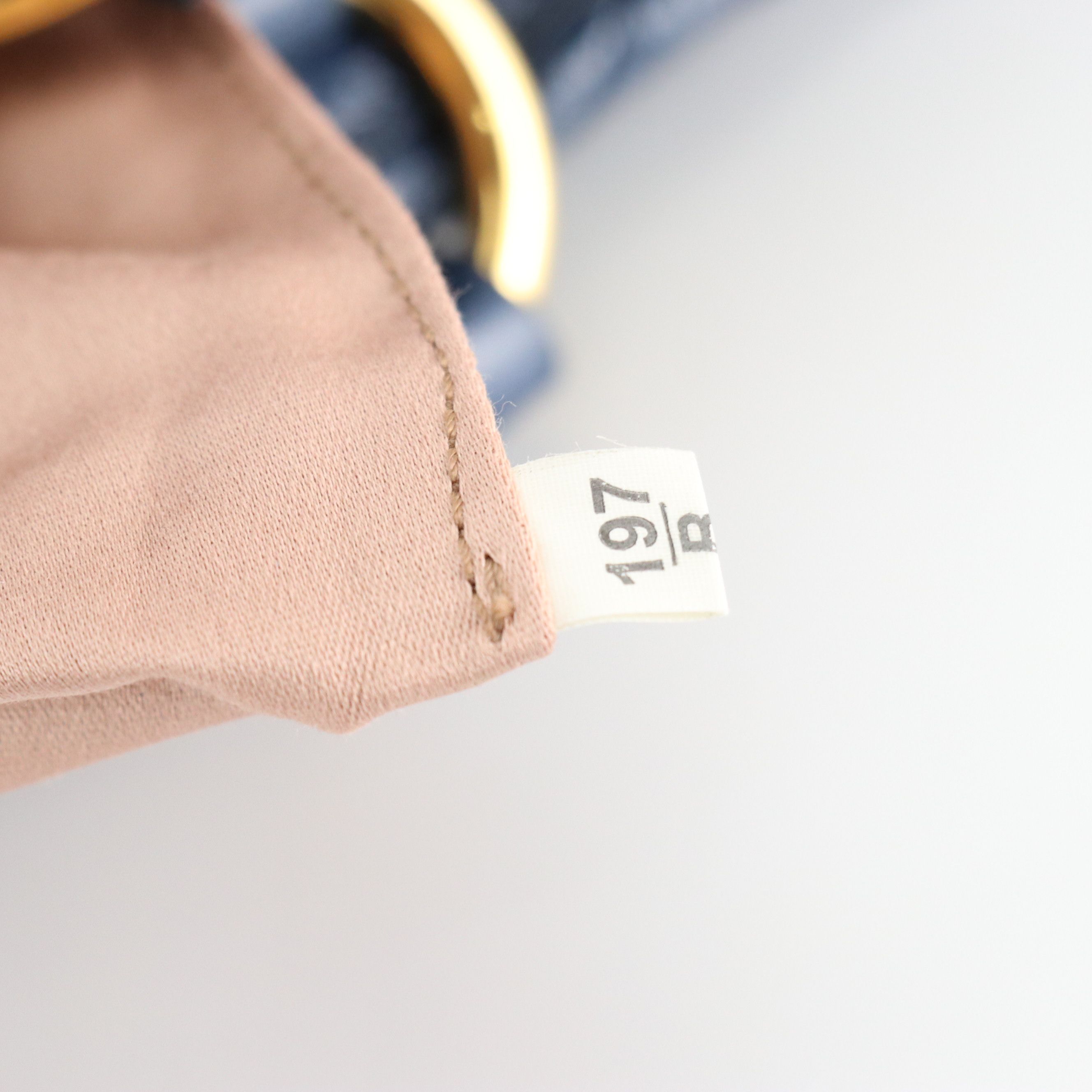 Miu Miu Top Handle Two-Way Shopper Tote in Dark Blue Vitello Shine Calfskin