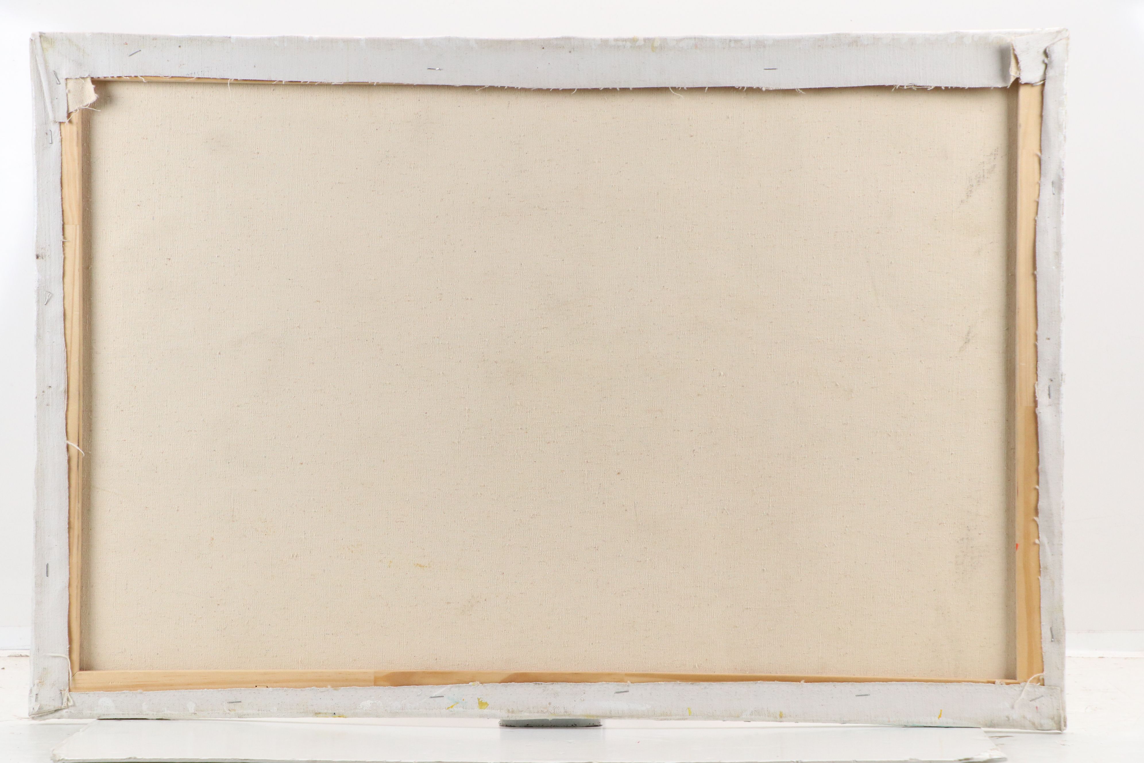 Urbain Emmanuel Huchet Impasto Oil Painting of Carousel Scene, 20th Century