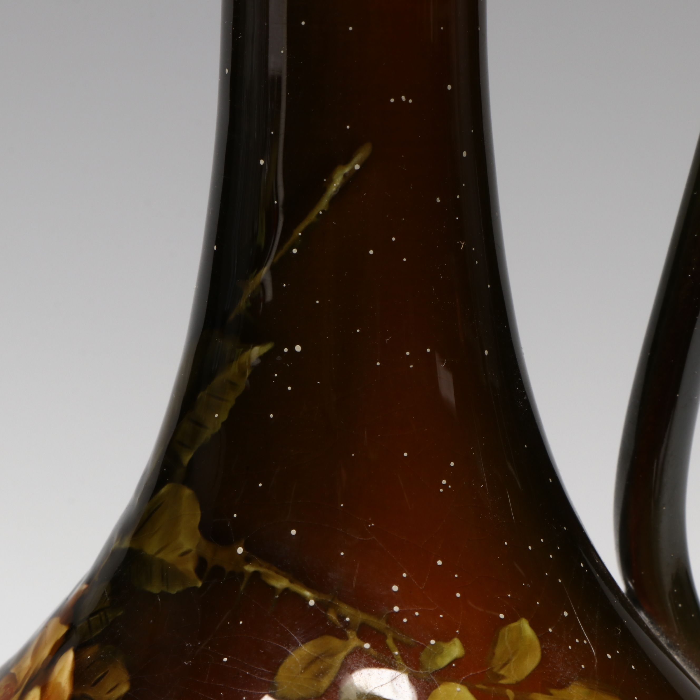 Harriette Rosemary Strafer for Rookwood Pottery Standard Glaze Ewer, 1890