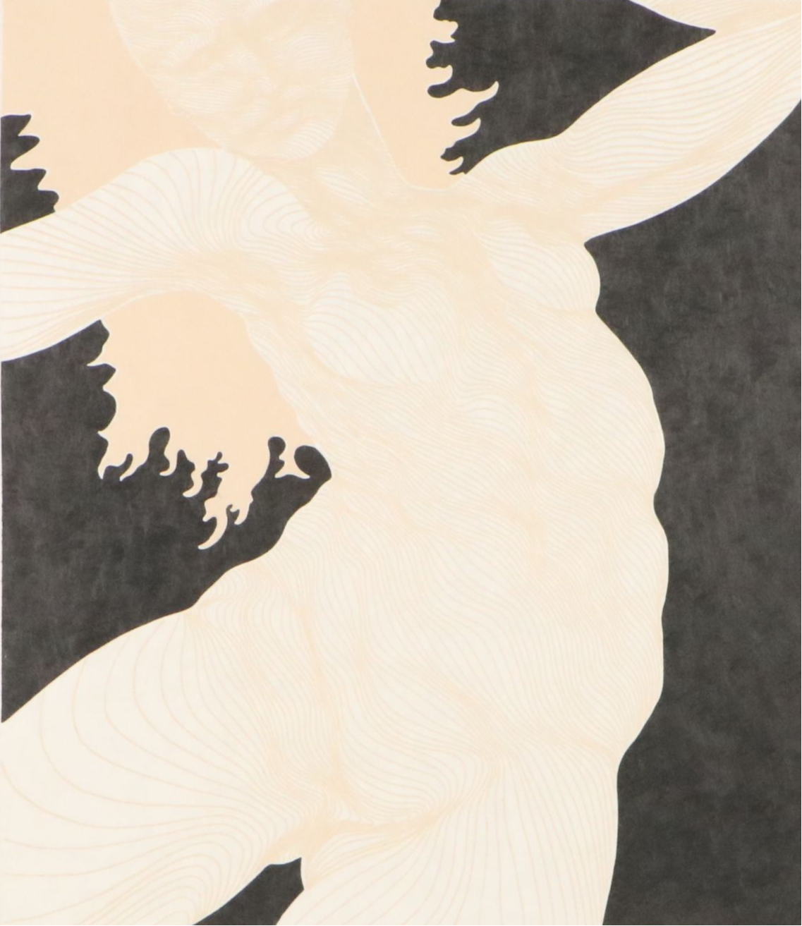 Guillaume Azoulay Etching "Sinistra"