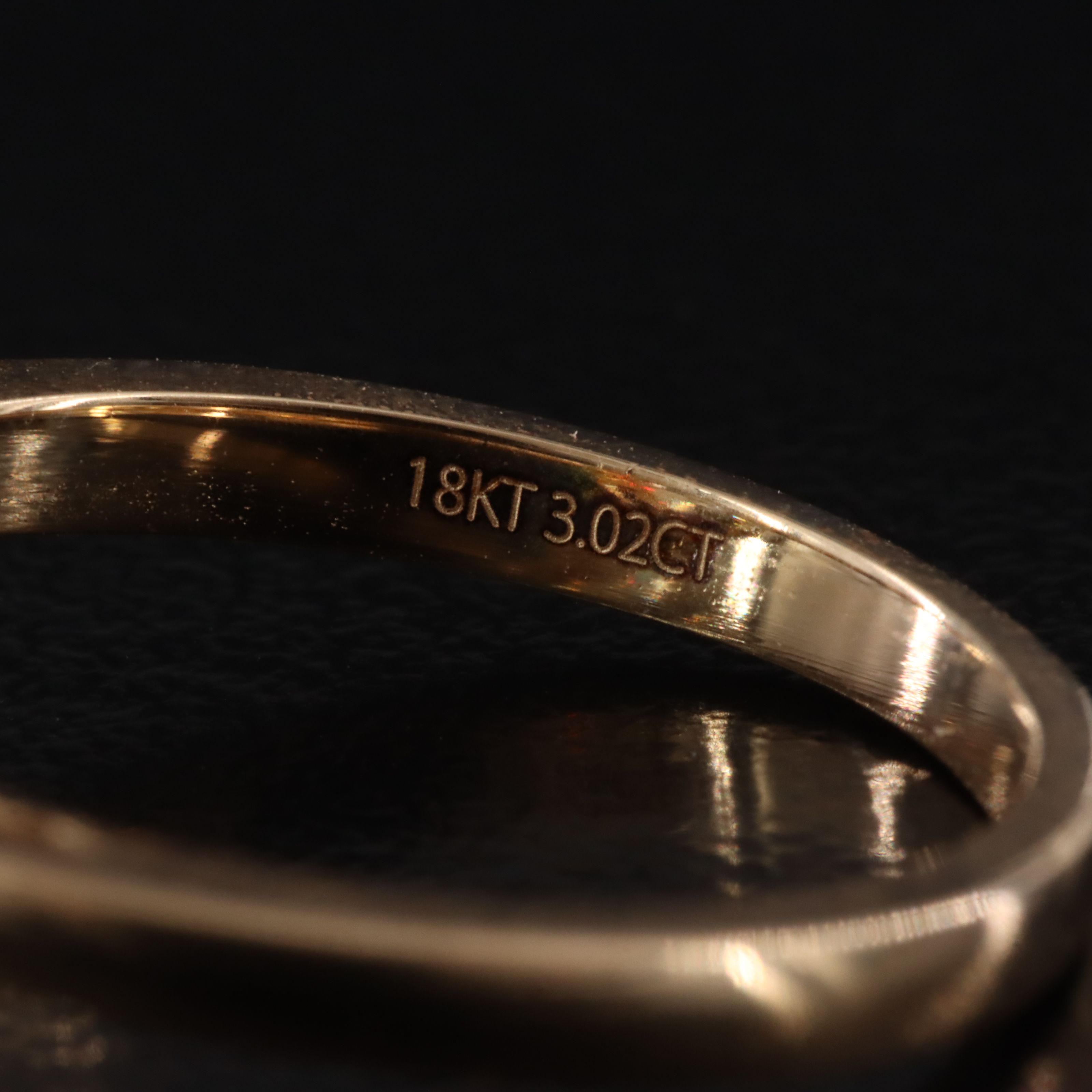 18K 3.02 CTW Fancy Intense Yellow Lab Grown Diamond Ring with IGI Report