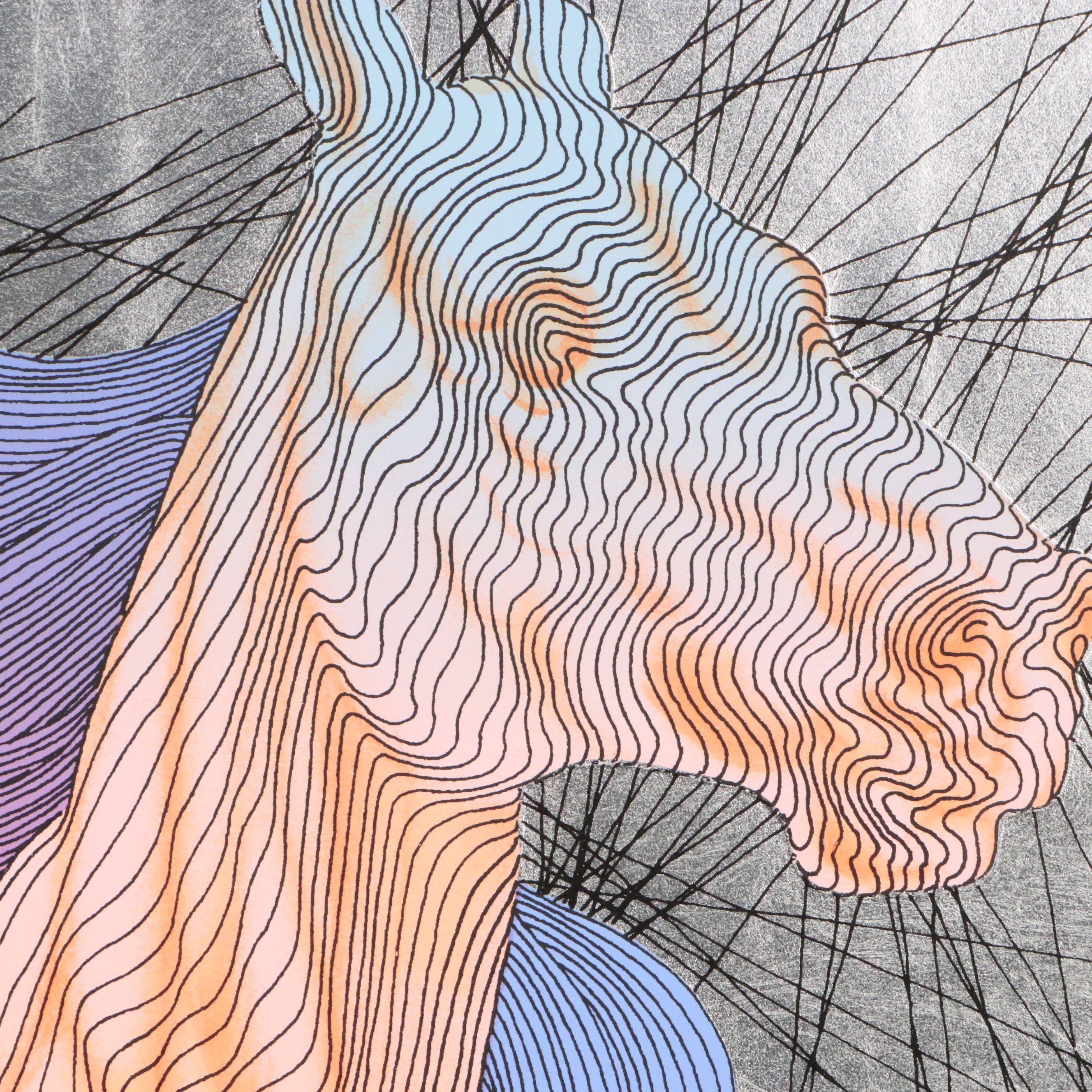 Guillaume Azoulay Serigraph "Vitesse," 2008